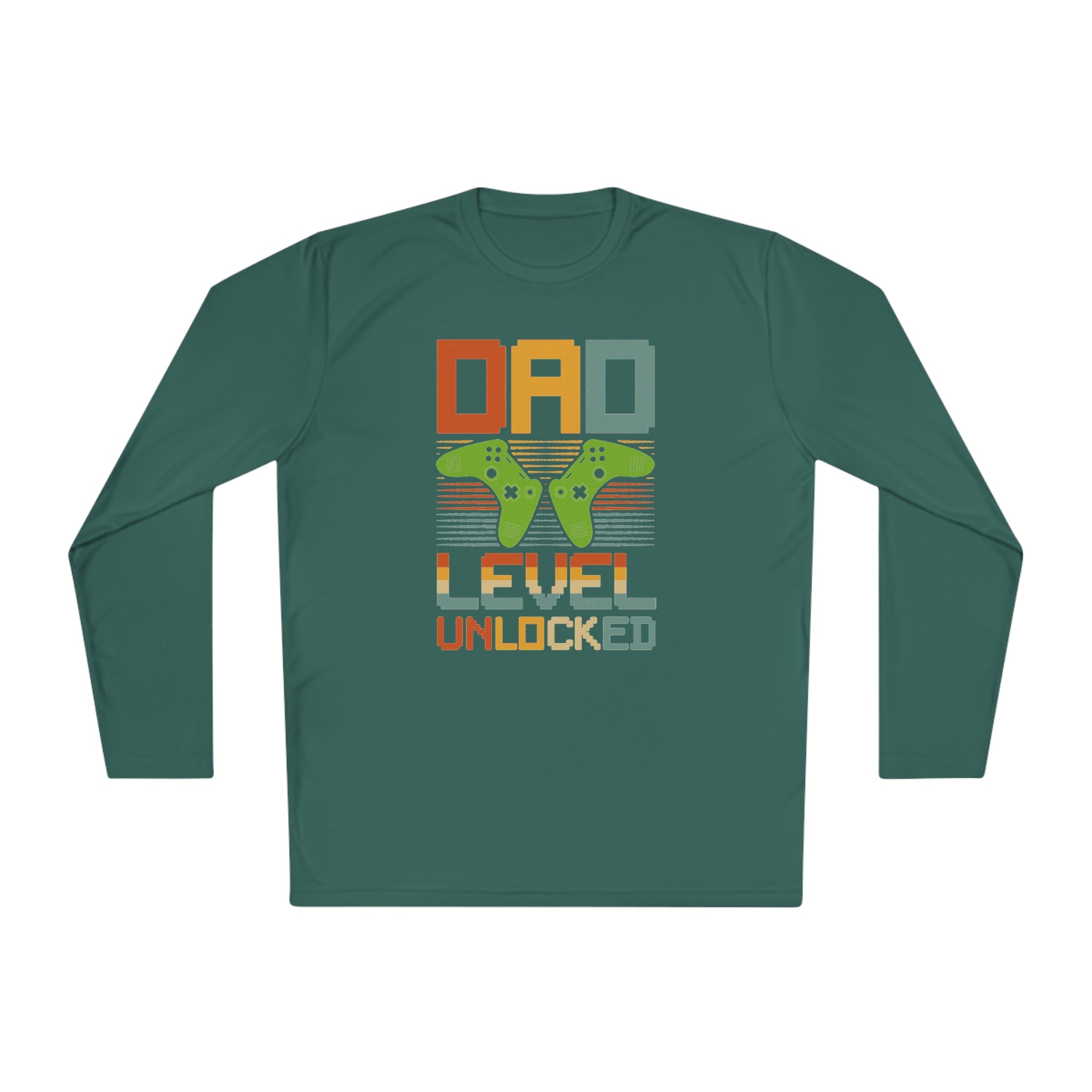 Dad Level Unlocked, Gaming Dad Tee, Gamer Dad, Dad Tee, Fathers Day Gift, Dad Level Unlocked T Shirt, New Dad Gift For Gamer Daddy, Funny First Time Dad Shirt, Unisex Lightweight Long Sleeve Tee