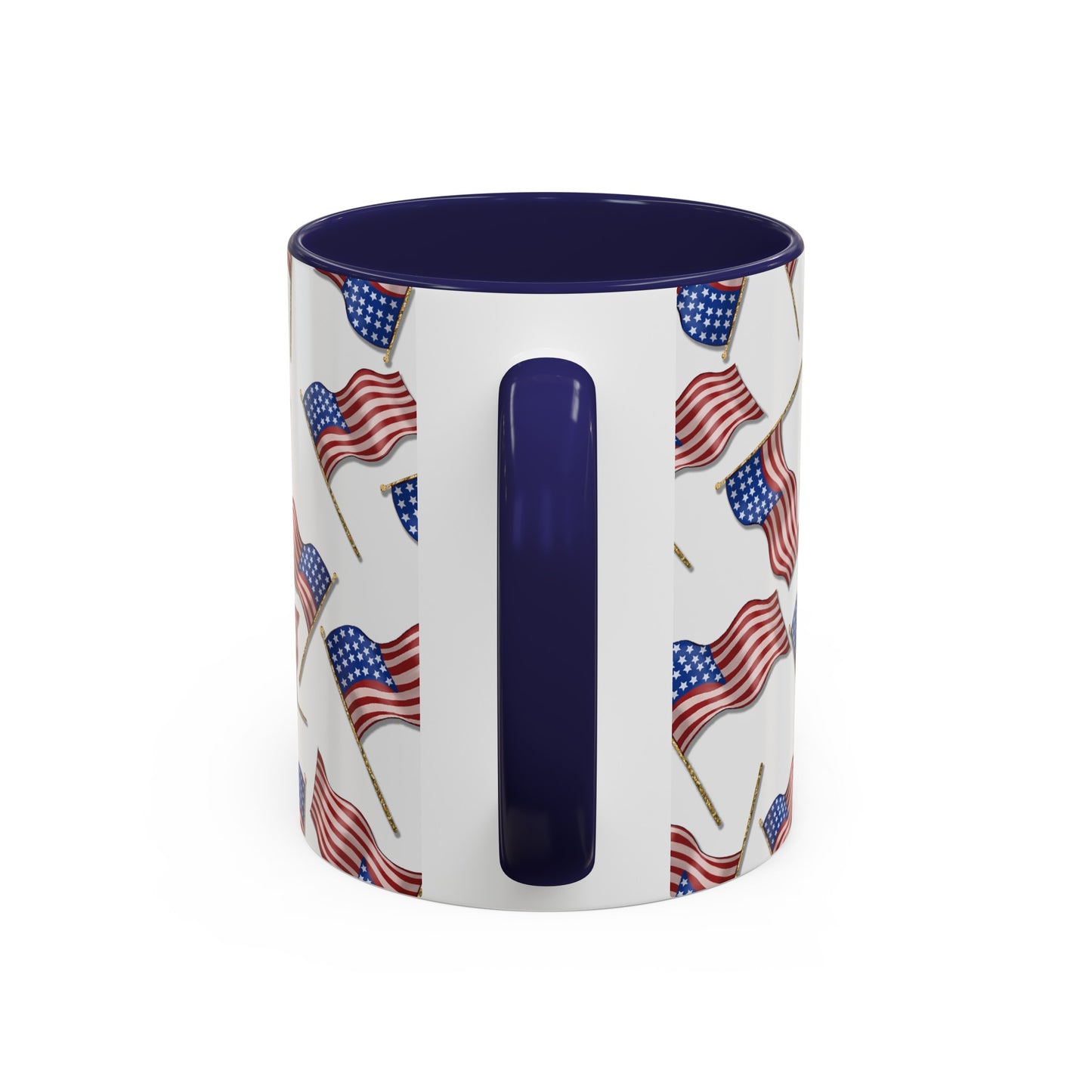 Memorial Day, American Flags, Americana, American, Accent Coffee Mug, 11oz