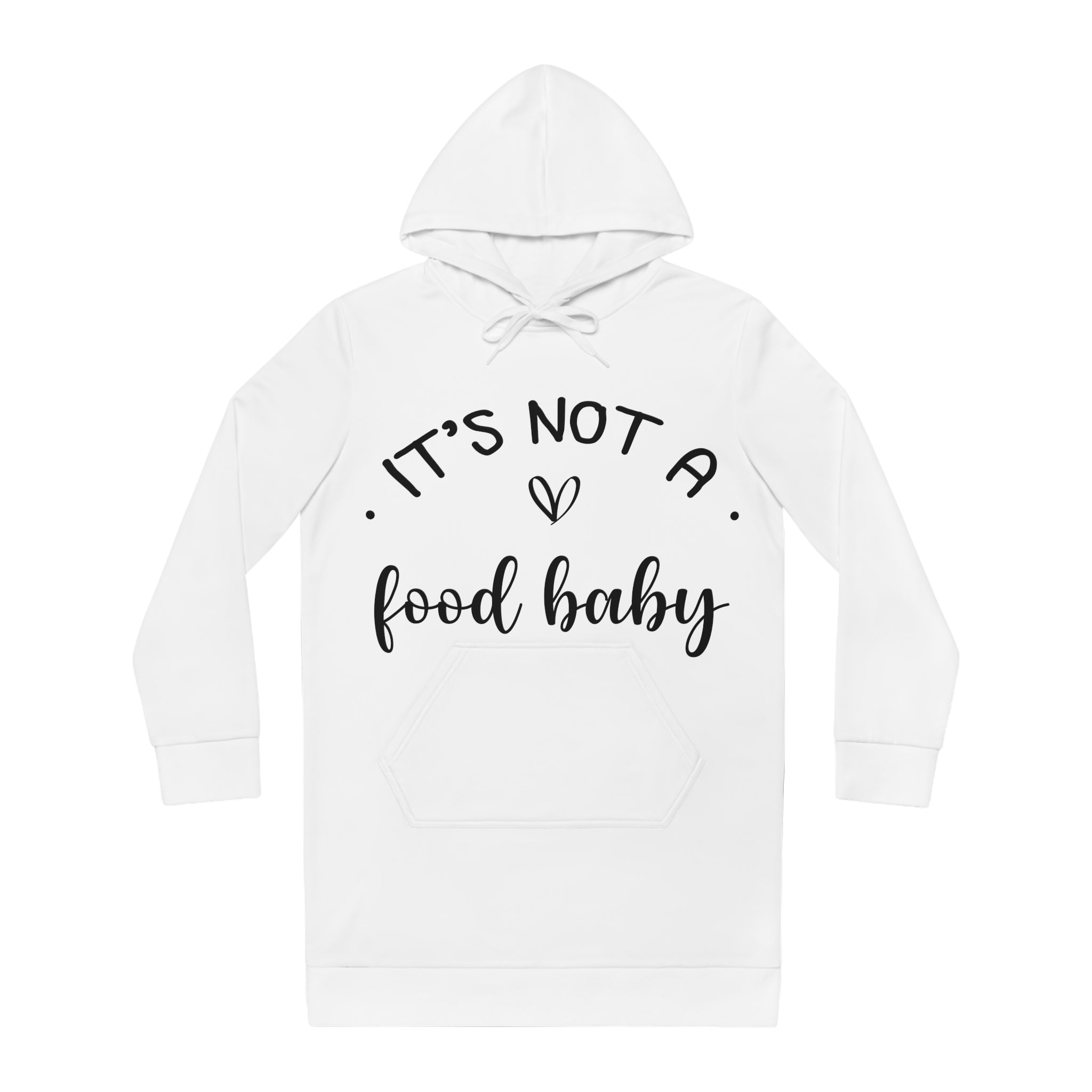 It's Not a Food Baby Women's Hoodie Dress (AOP)