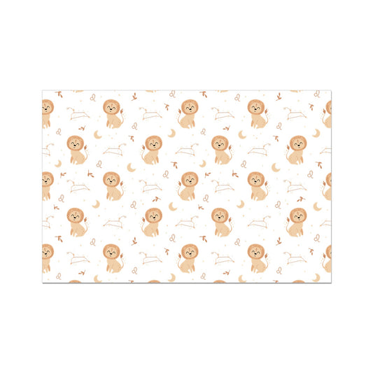 Leo Pattern Rolled Canvas