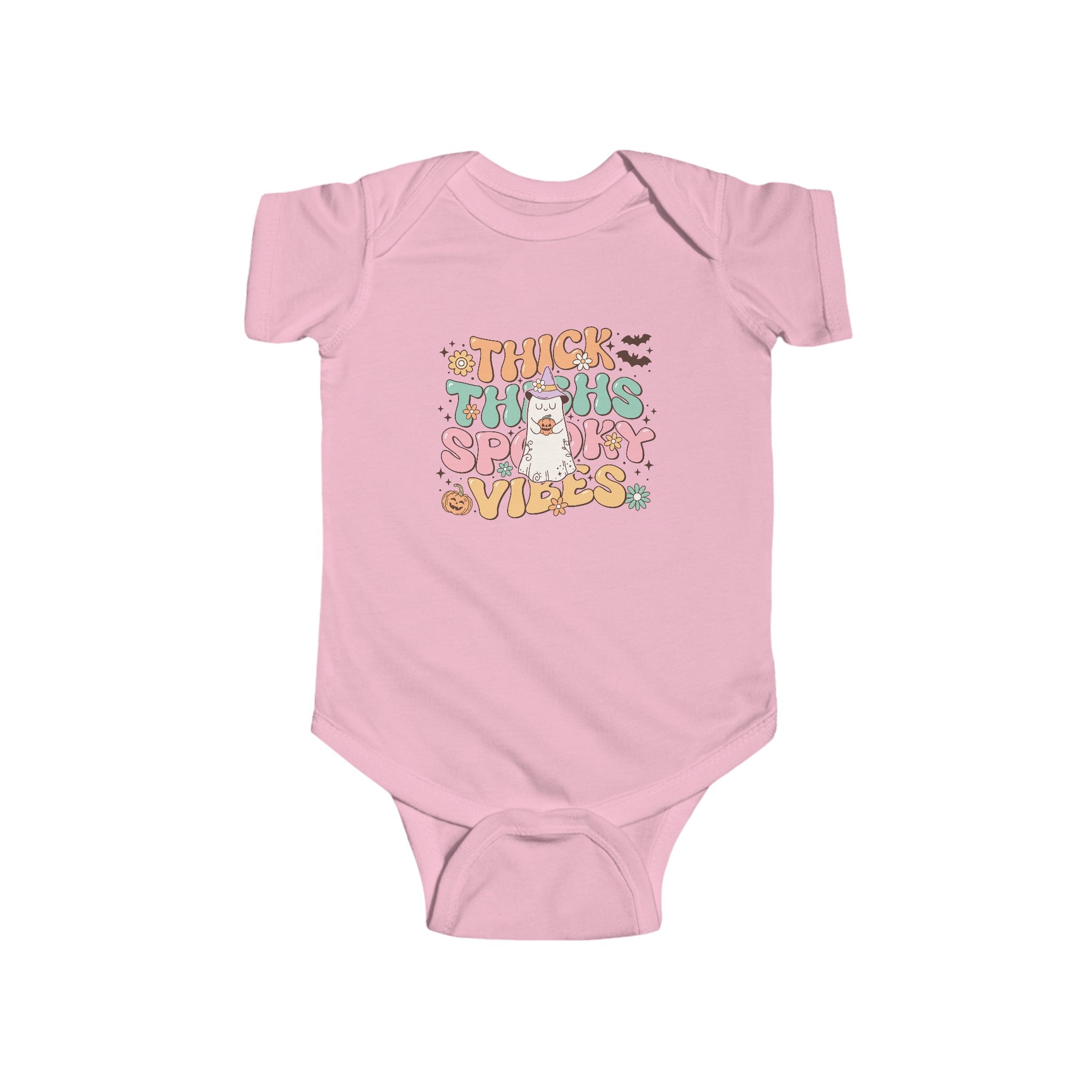 Thick Thighs Spooky Vibes Infant Fine Jersey Bodysuit