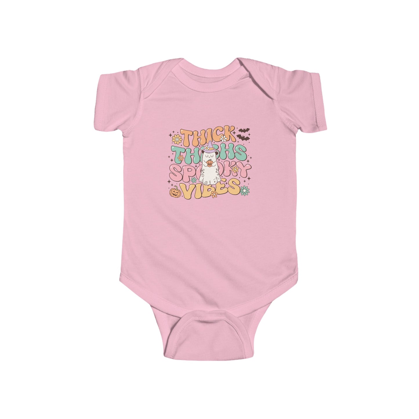 Thick Thighs Spooky Vibes Infant Fine Jersey Bodysuit