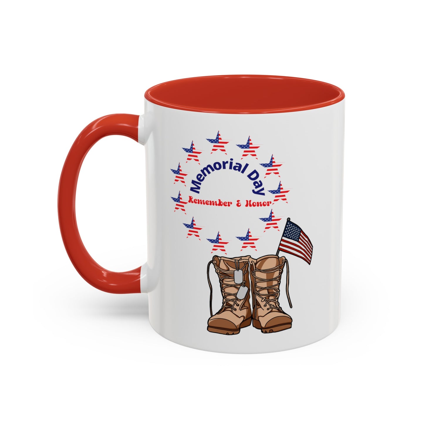 Memorial Day Accent Coffee Mug, 11oz