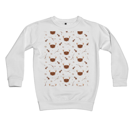 Cancer Pattern Kids Sweatshirt