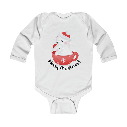 My First Merry Christmas Infant Long Sleeve Bodysuit