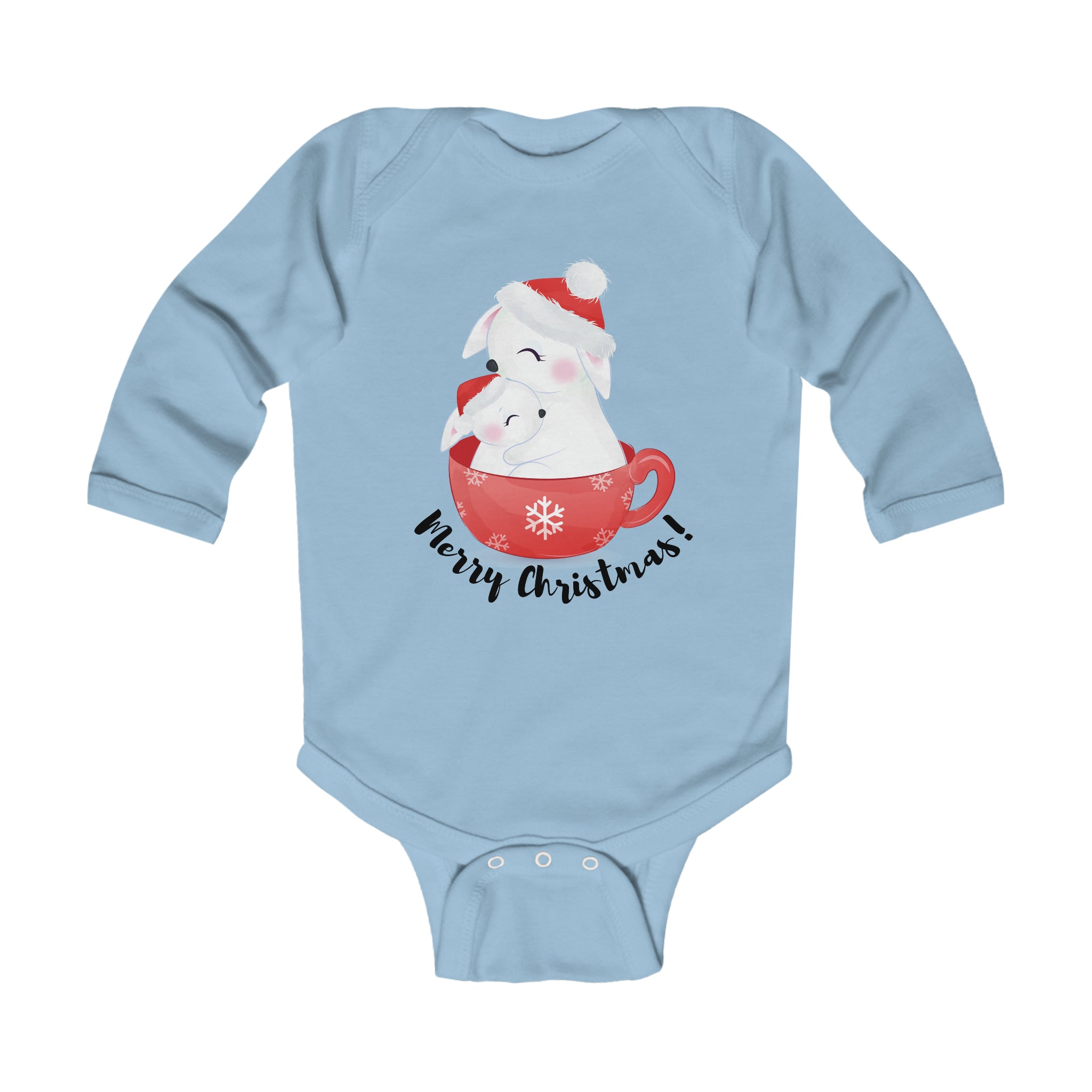 My First Merry Christmas Infant Long Sleeve Bodysuit