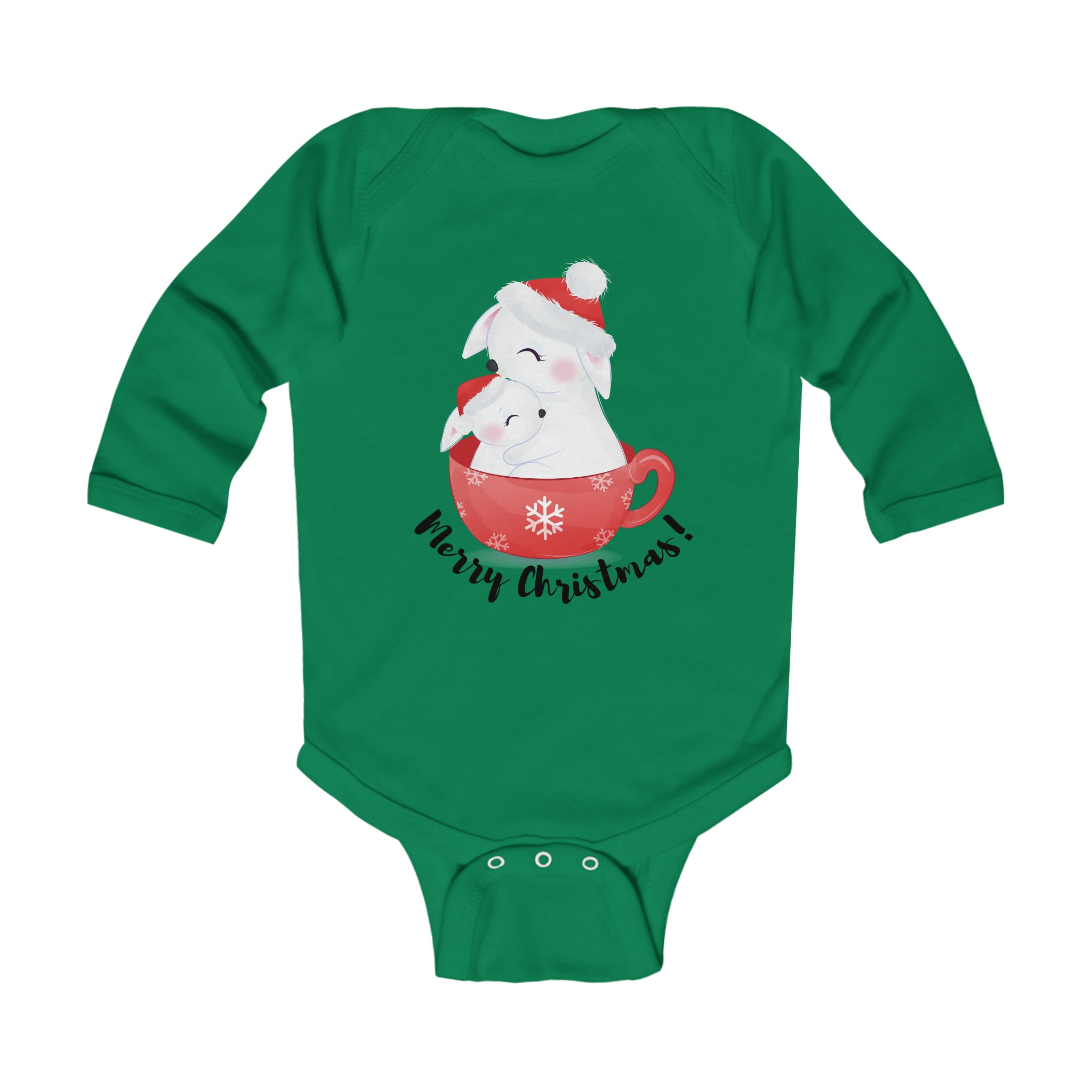 My First Merry Christmas Infant Long Sleeve Bodysuit