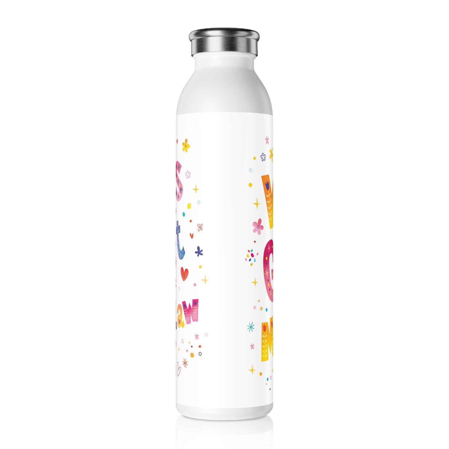 World's Greatest Mother-In-Law 20oz Slim Water Bottle