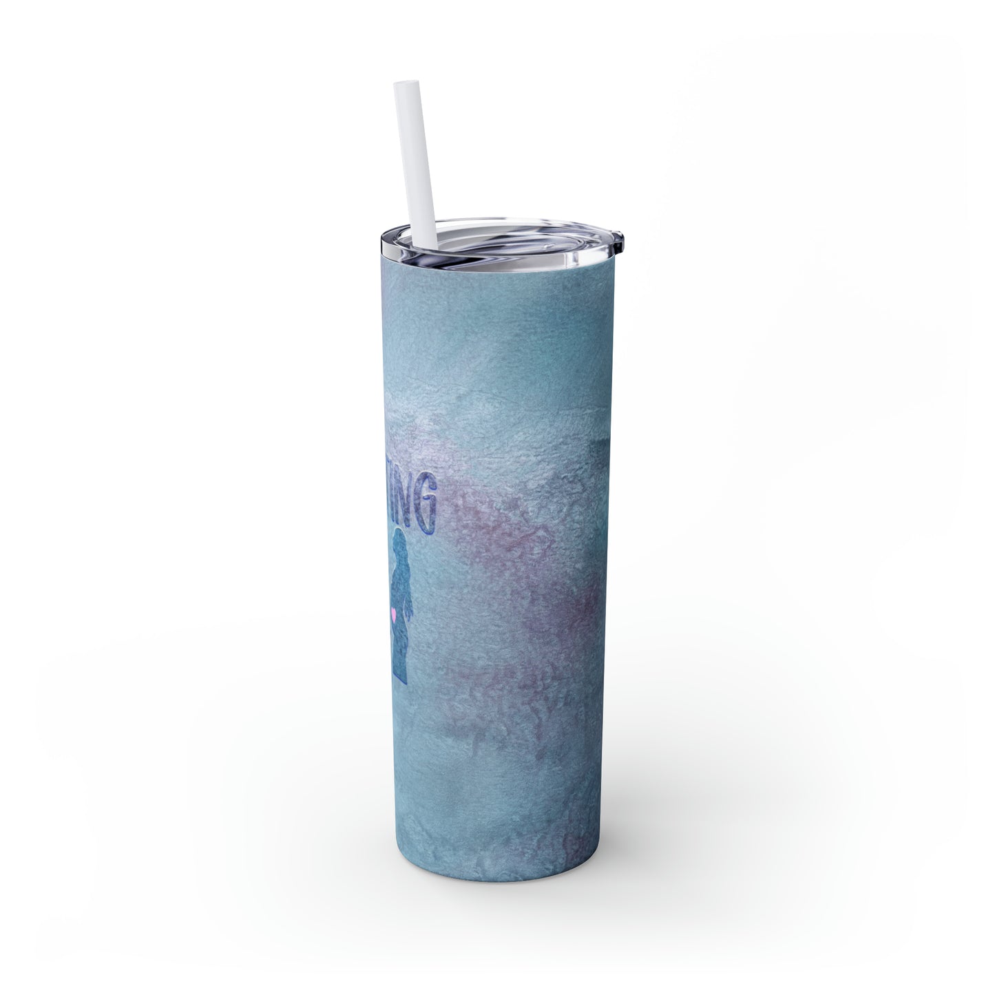 Feasting For Two Skinny Tumbler with Straw, 20oz