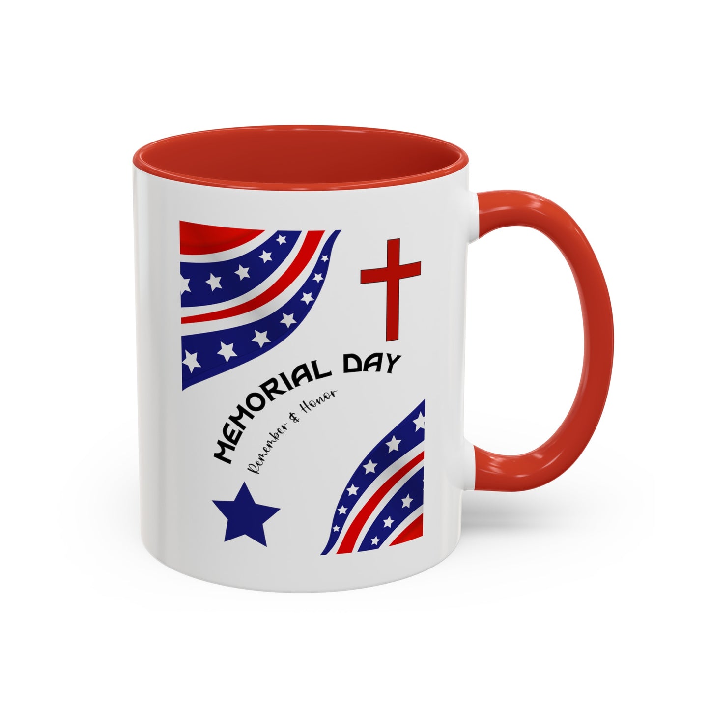 Memorial Day Accent Coffee Mug, 11oz