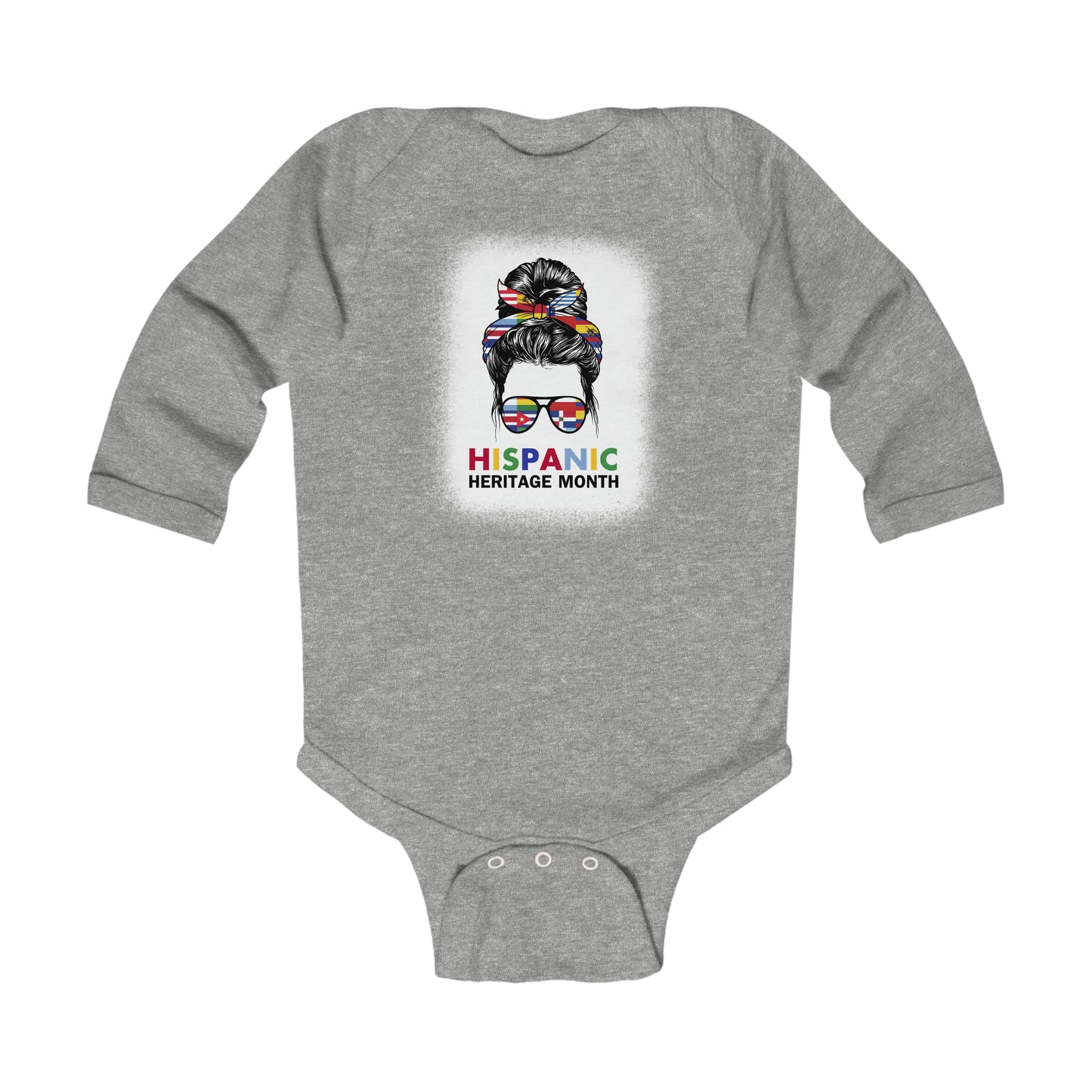 Hispanic Heritage Month Infant Long Sleeve Bodysuit