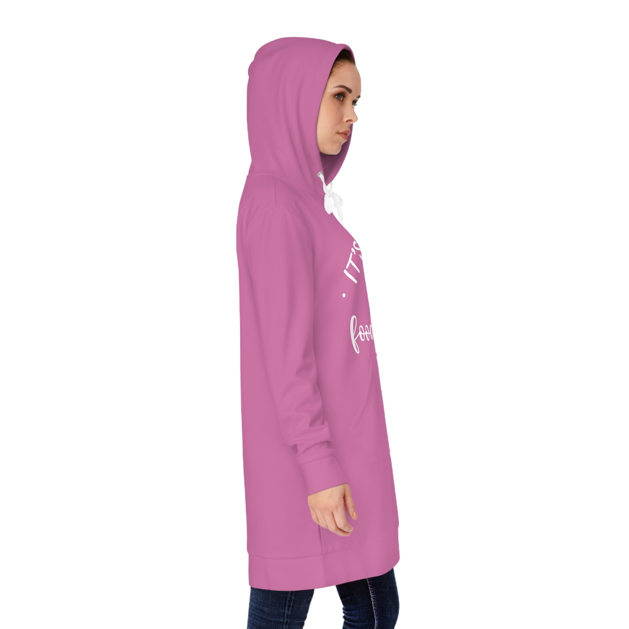 It's Not a Food Baby Women's Hoodie Dress (AOP)