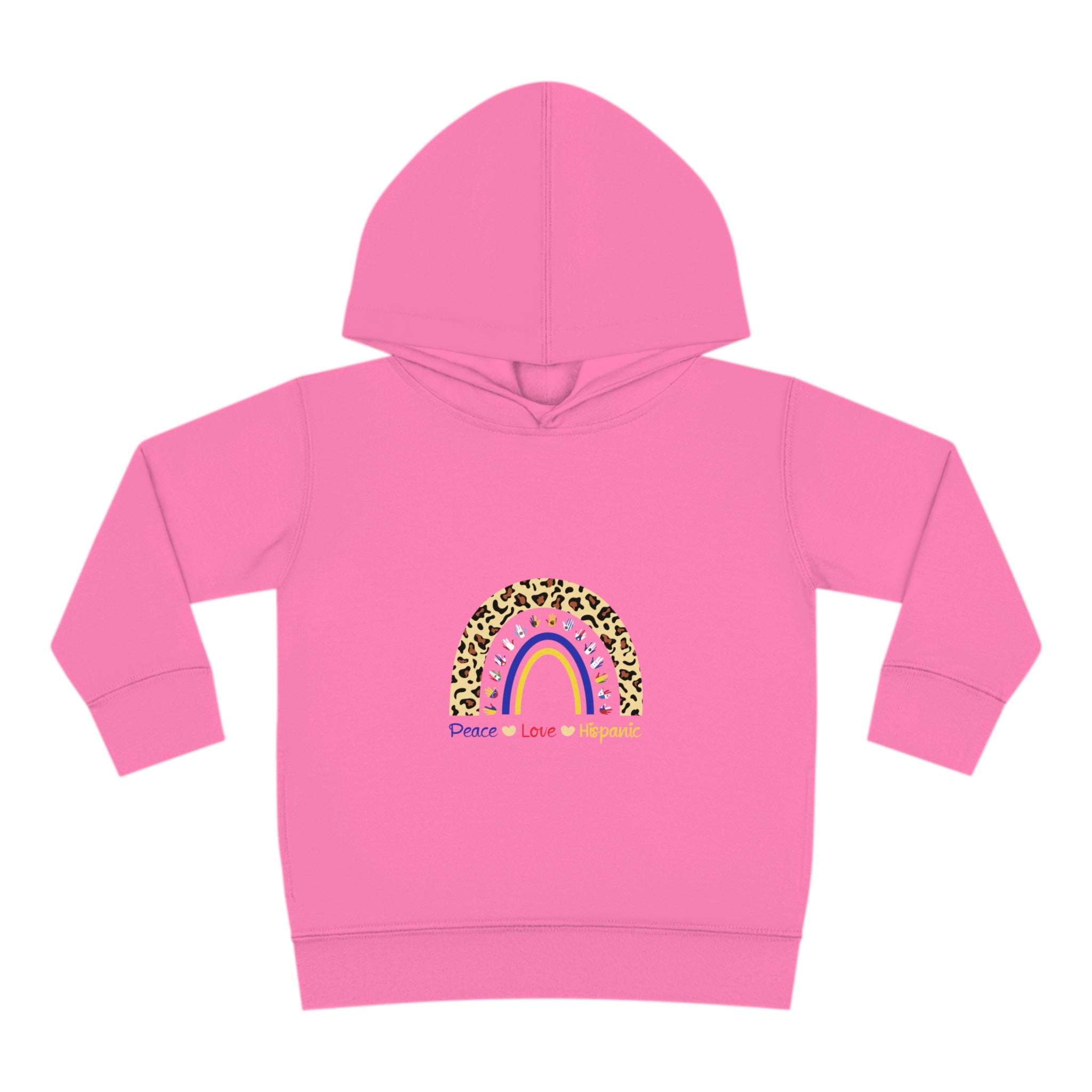 Leopard Rainbow - Hispanic Heritage Month Toddler Hoodie