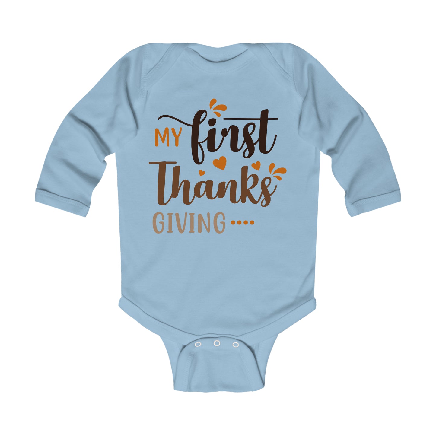 My First Thanksgiving Infant Long Sleeve Bodysuit