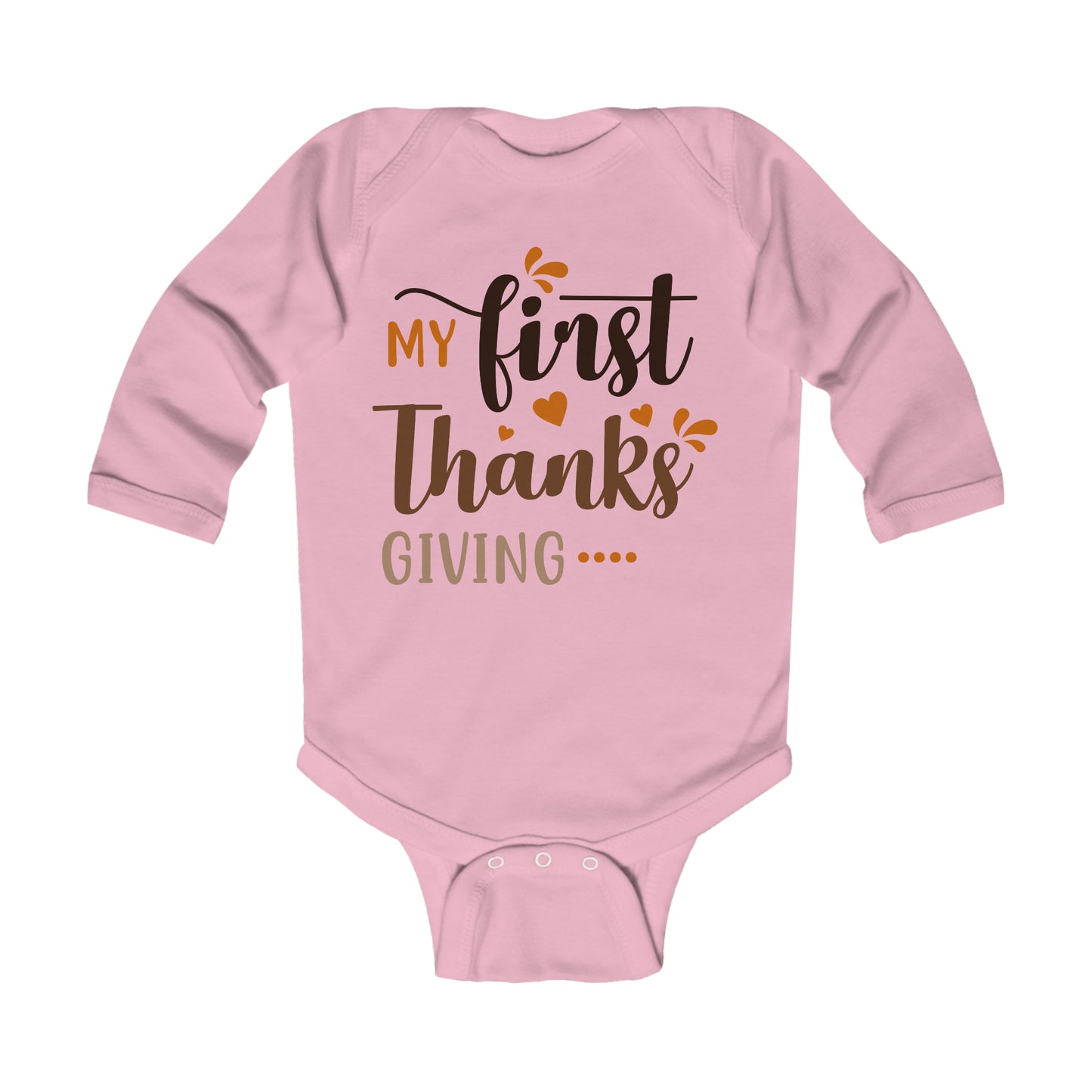 My First Thanksgiving Infant Long Sleeve Bodysuit