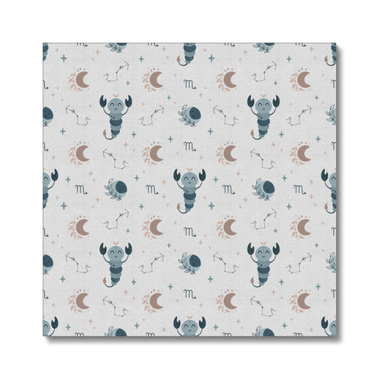 Scorpio Pattern Canvas