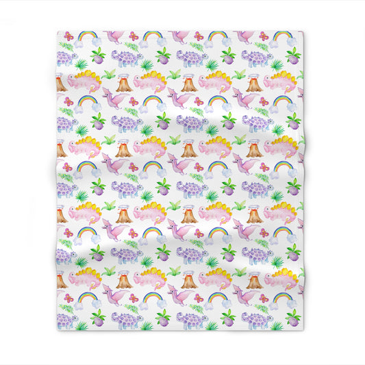 Dino Pattern, Baby Blanket, Dino Baby Blanket, Throw Blanket