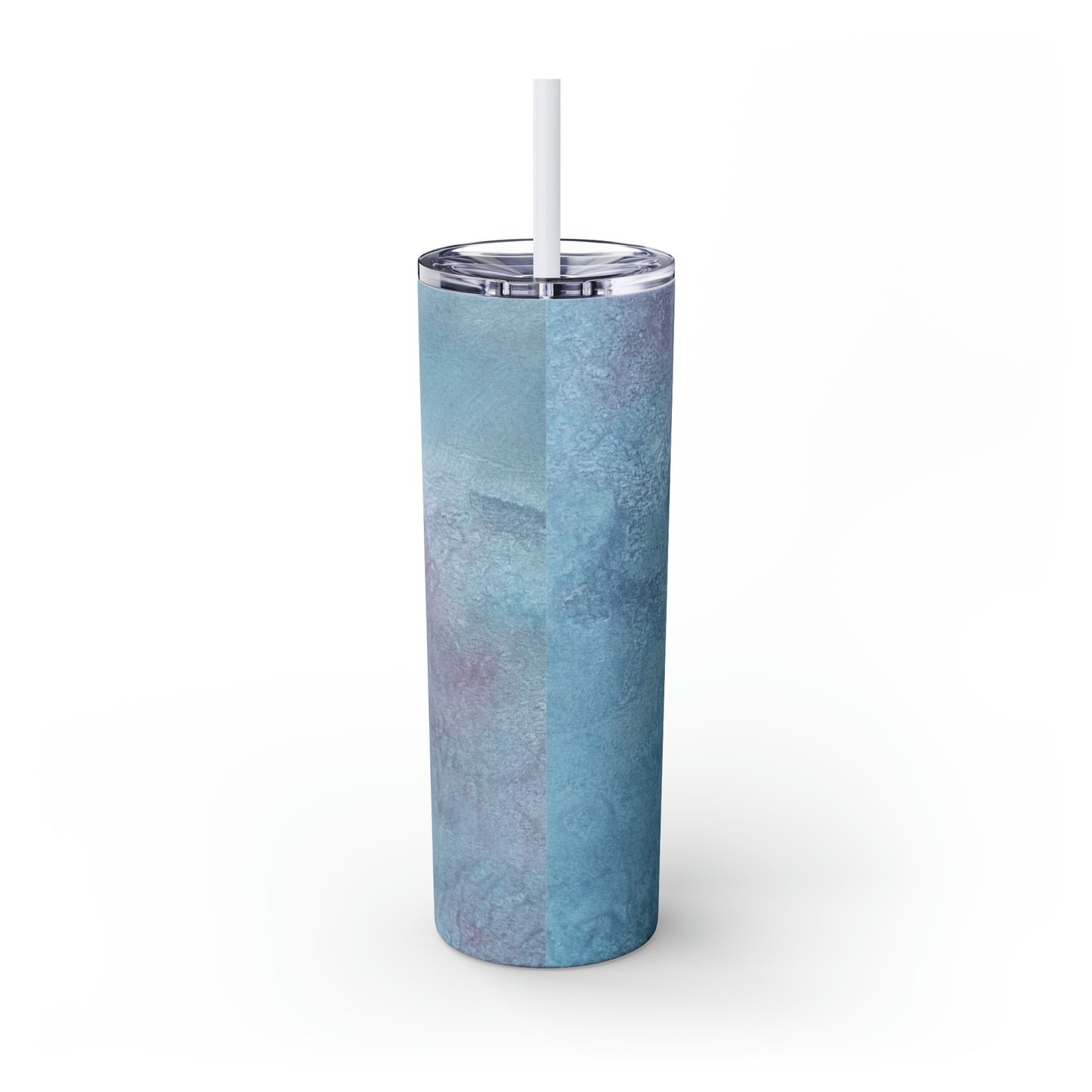 Feasting For Two Skinny Tumbler with Straw, 20oz