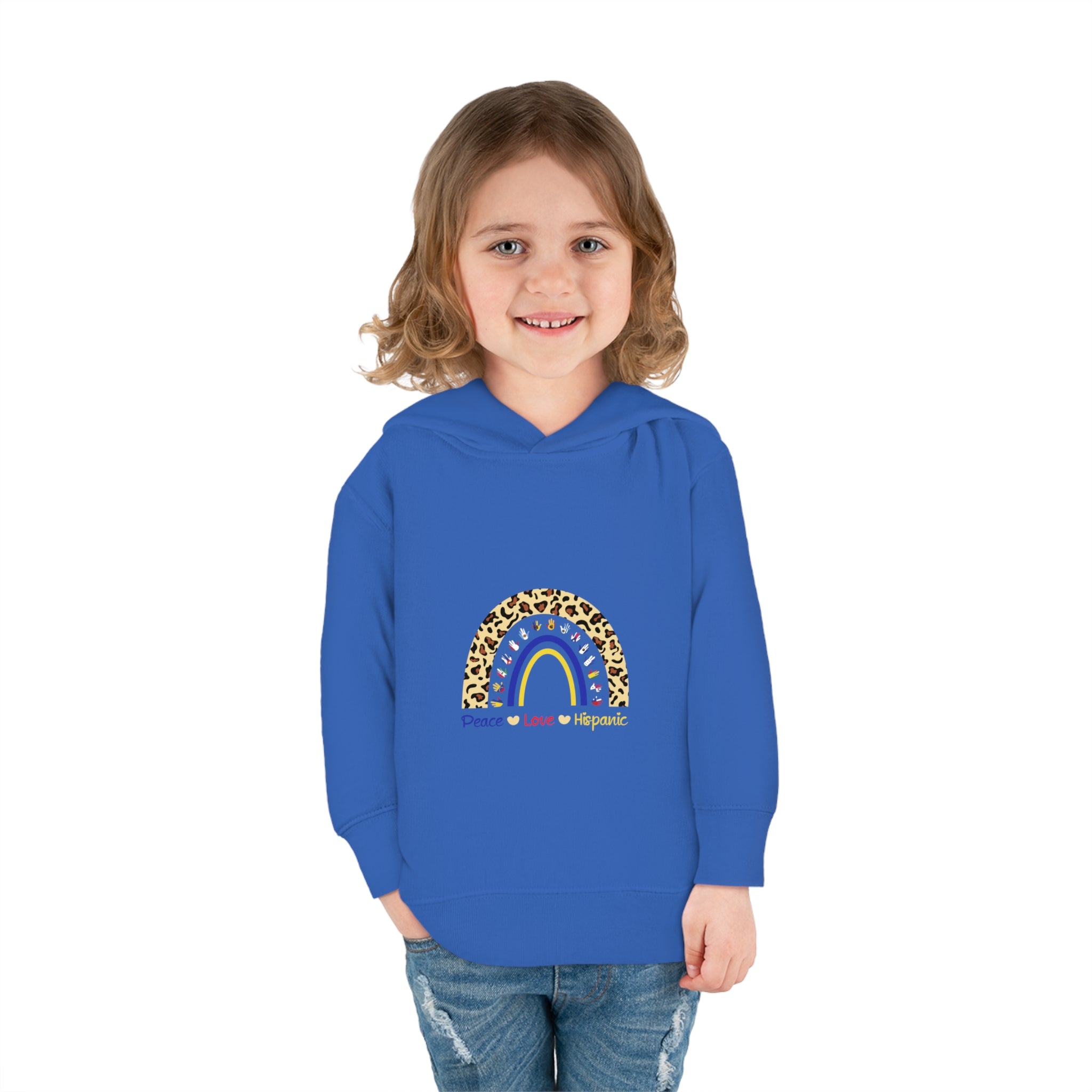 Leopard Rainbow - Hispanic Heritage Month Toddler Hoodie