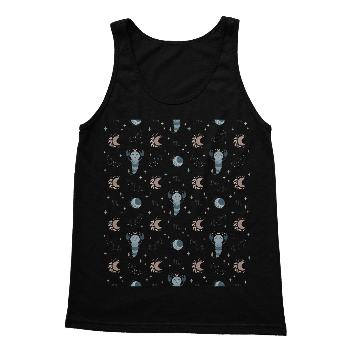 Scorpio Pattern Softstyle Tank Top