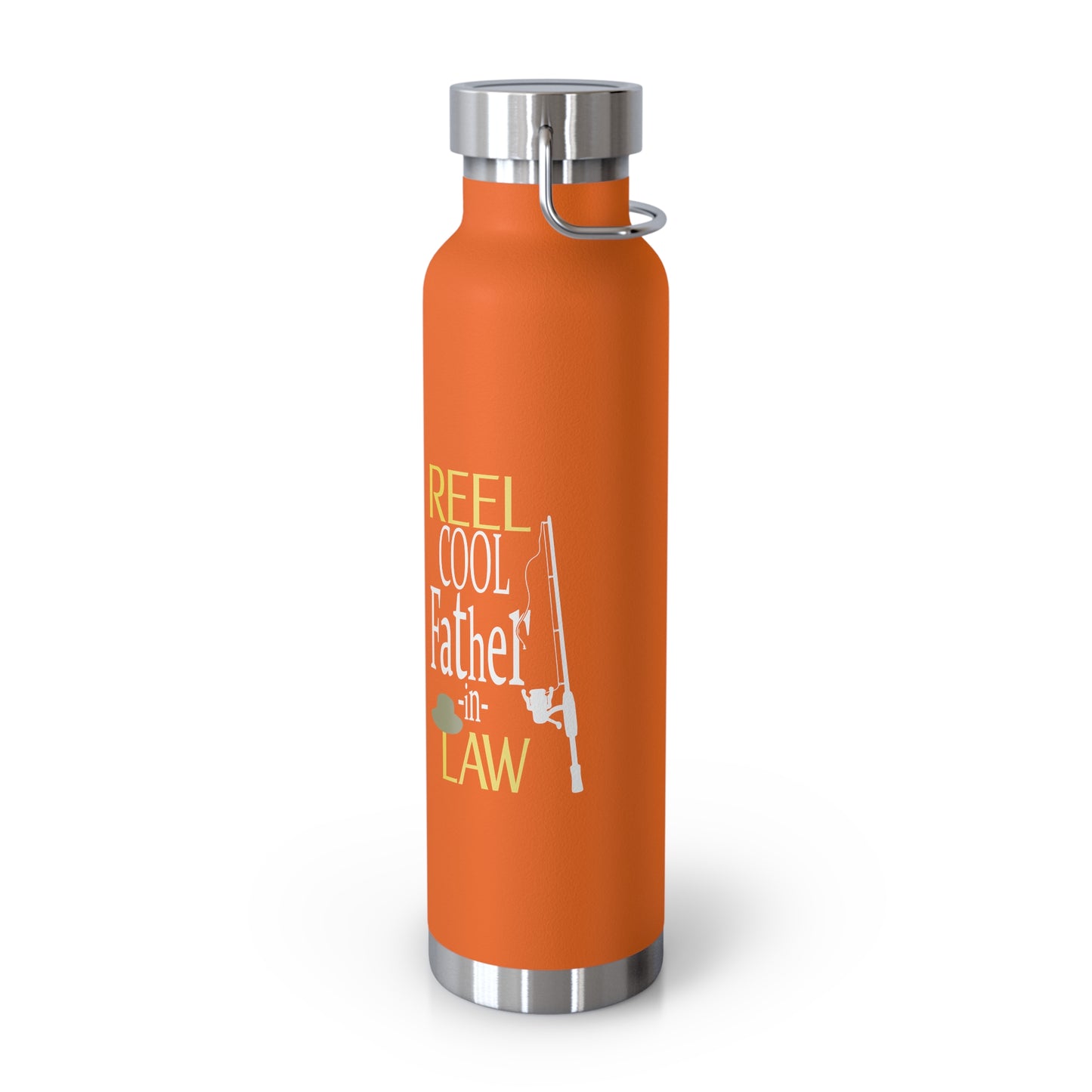 Reel Cool Father-In-Law Copper Vacuum Insulated Bottle, 22oz