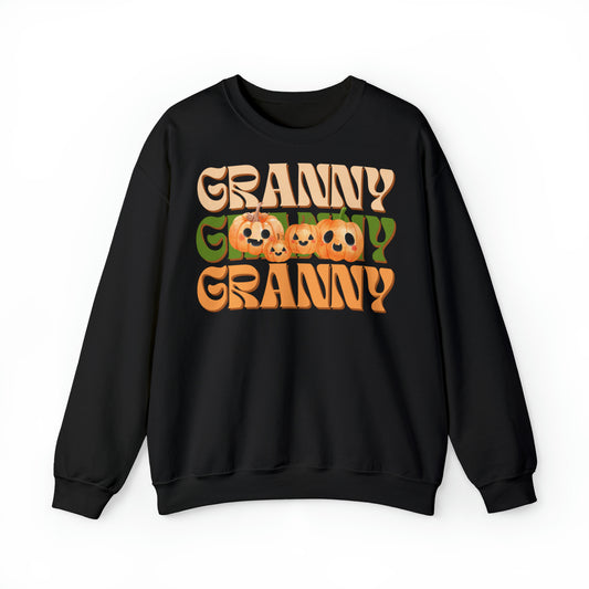 Granny Pumpkin Unisex Heavy Blend™ Crewneck Sweatshirt
