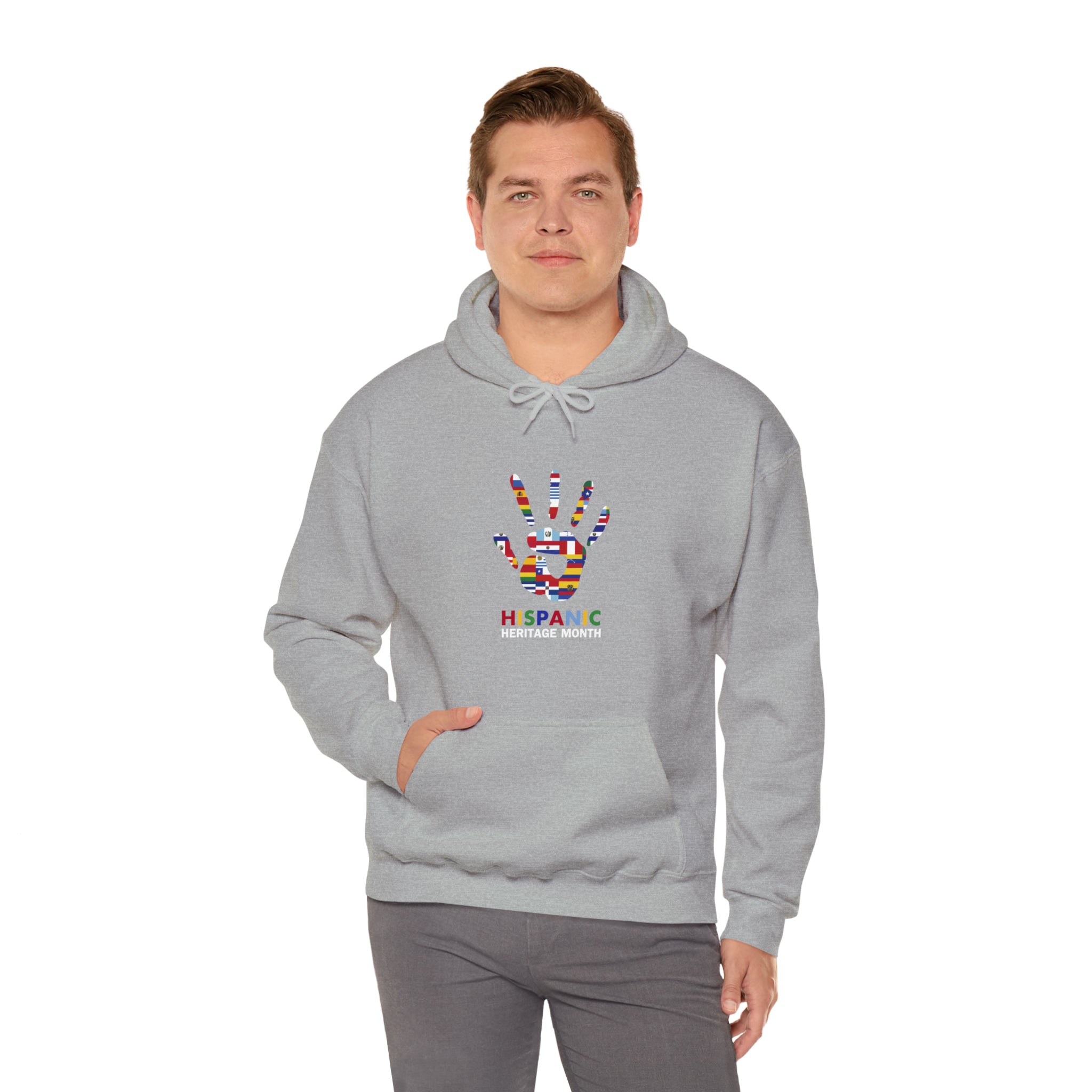 Flag Handprint - Hispanic Heritage Month Unisex Hoodie