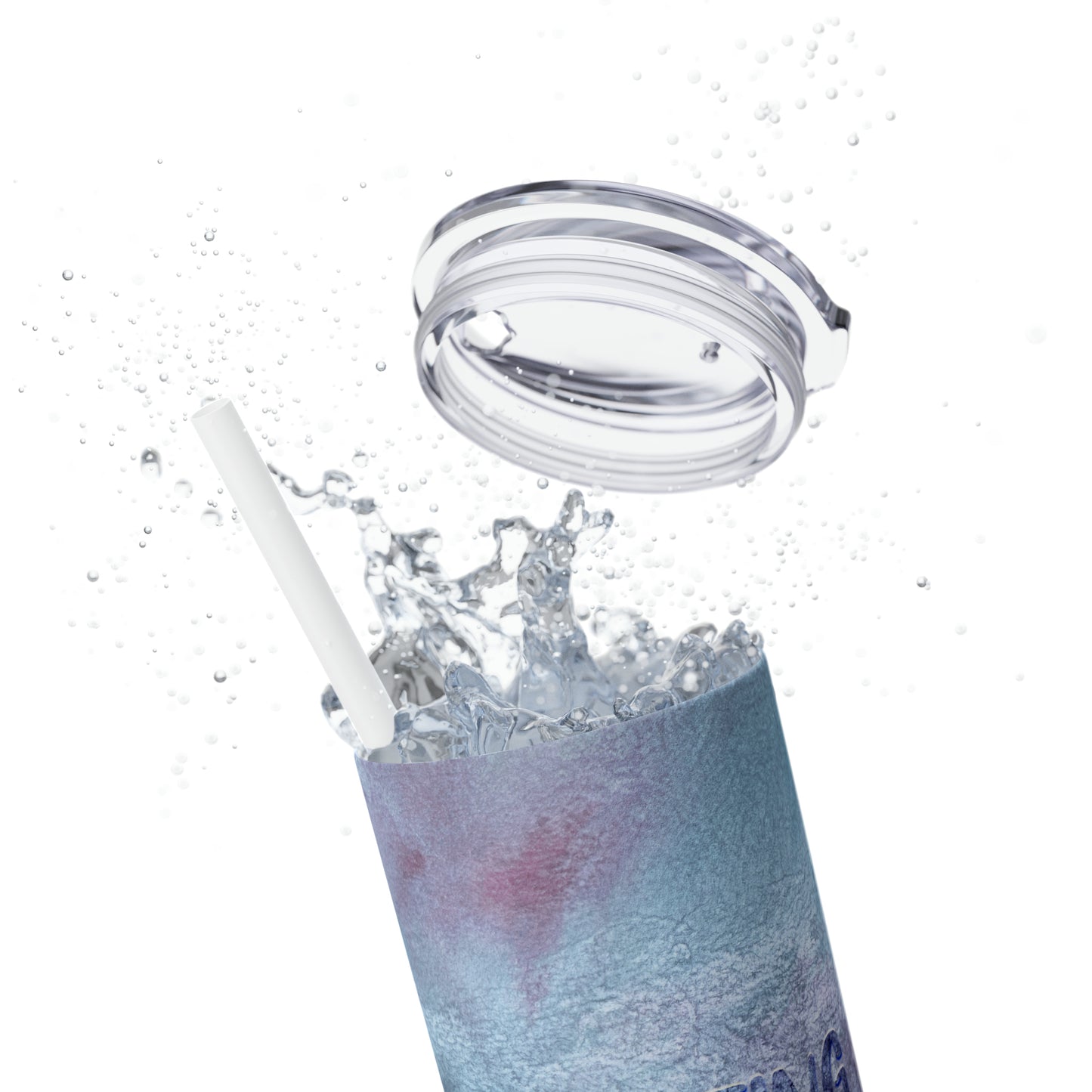 Feasting For Two Skinny Tumbler with Straw, 20oz