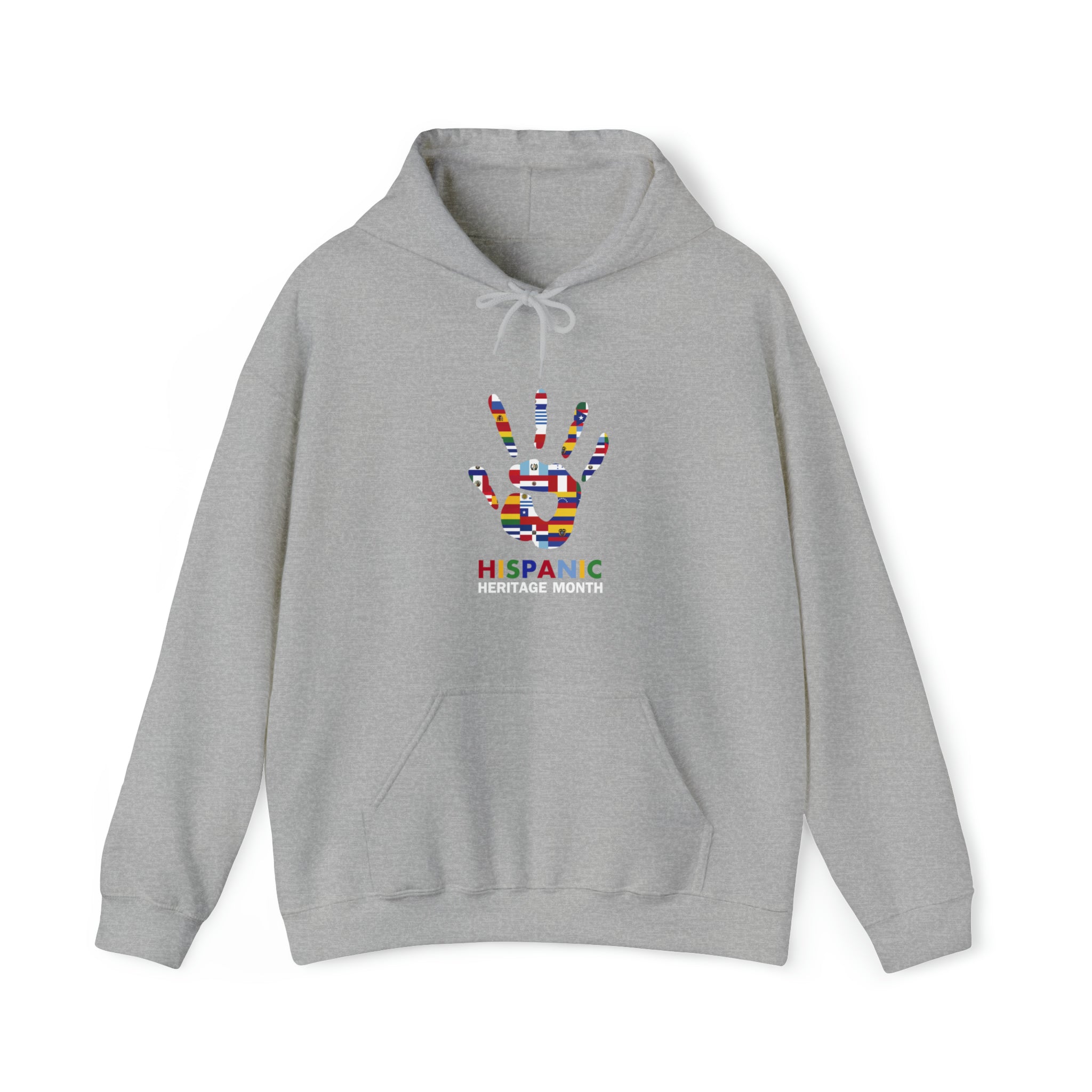 Flag Handprint - Hispanic Heritage Month Unisex Hoodie