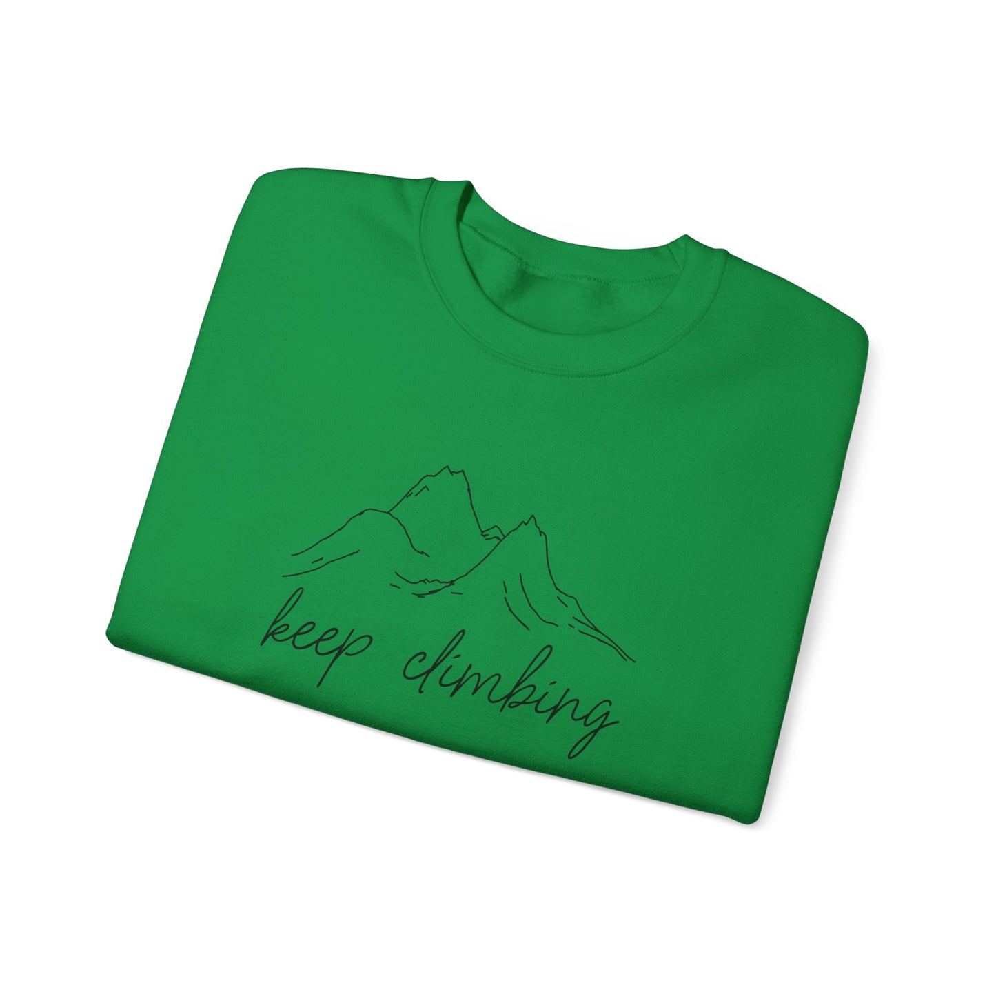 Keep Climbing, Do Hard Things, Unisex Heavy Blend™ Crewneck Sweatshirt