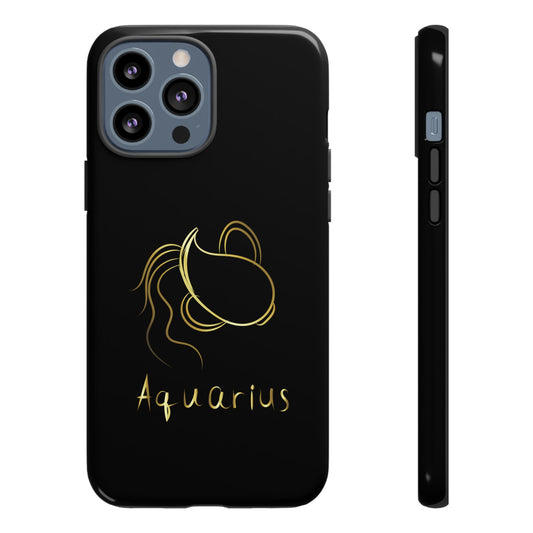 Aquarius Phone Case Zodiac Astrology Cover fit for iPhone 15,14 ,13