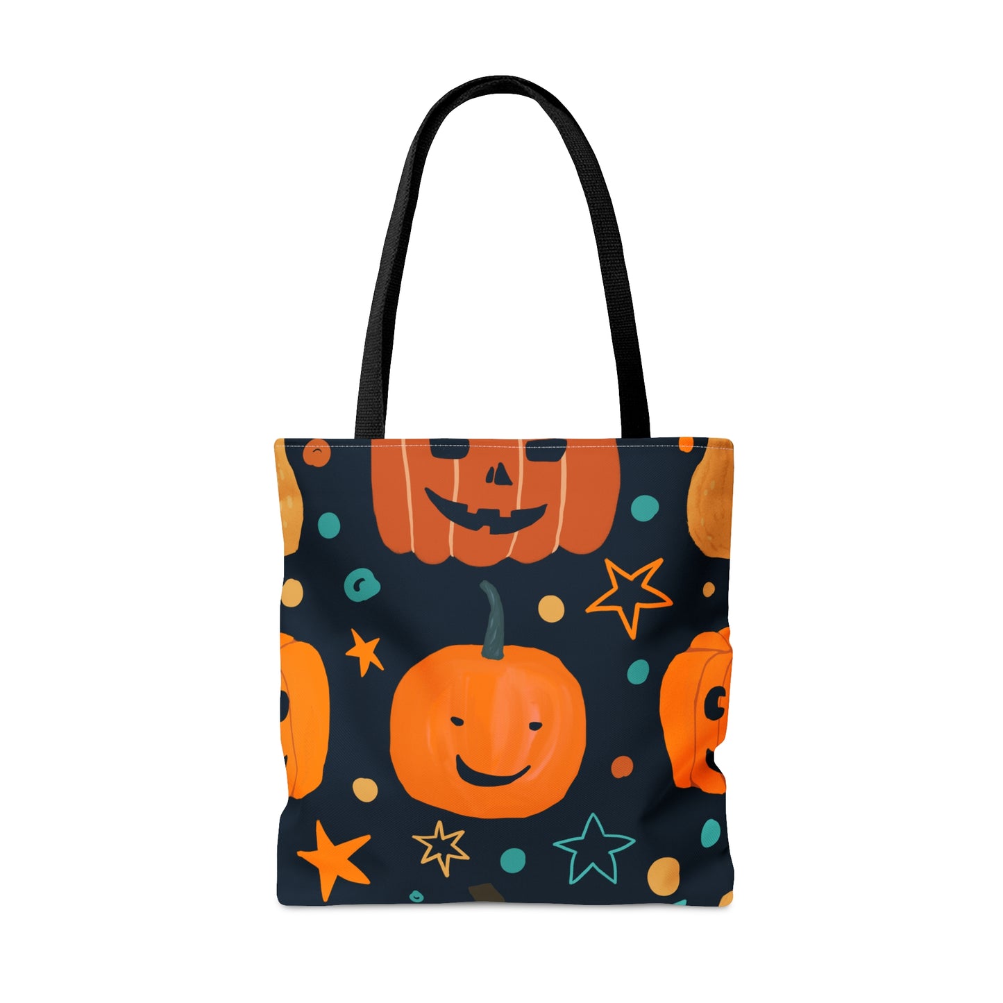 Halloween Pumpkins & Stars Tote Bag (AOP)