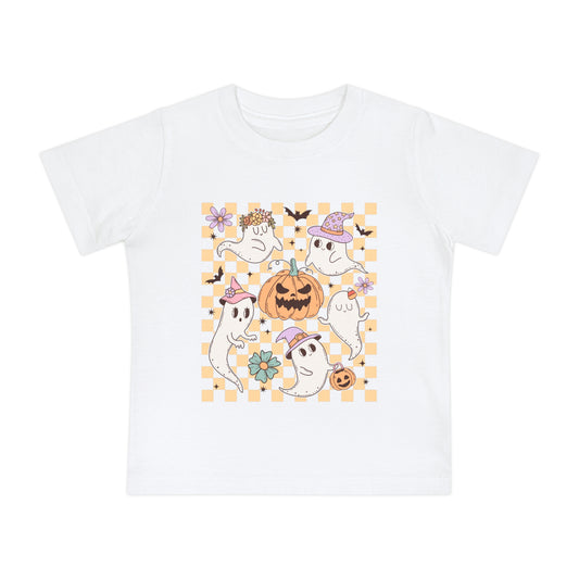 Halloween Ghosts Baby Short Sleeve T-Shirt