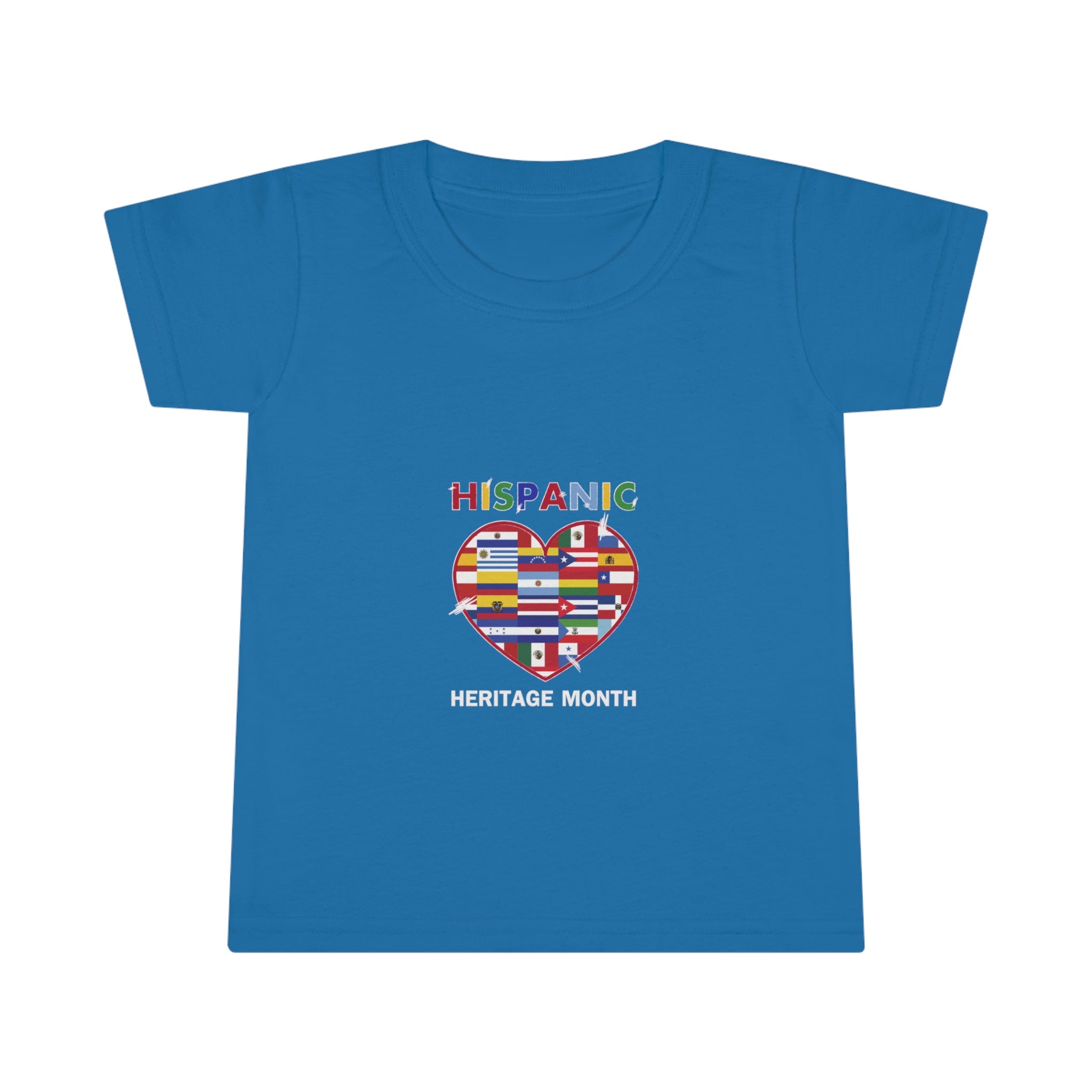 Flag Heart - Hispanic Heritage Month Toddler T-shirt