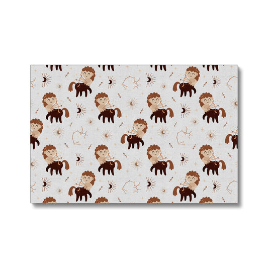 Sagittarius Pattern Eco Canvas