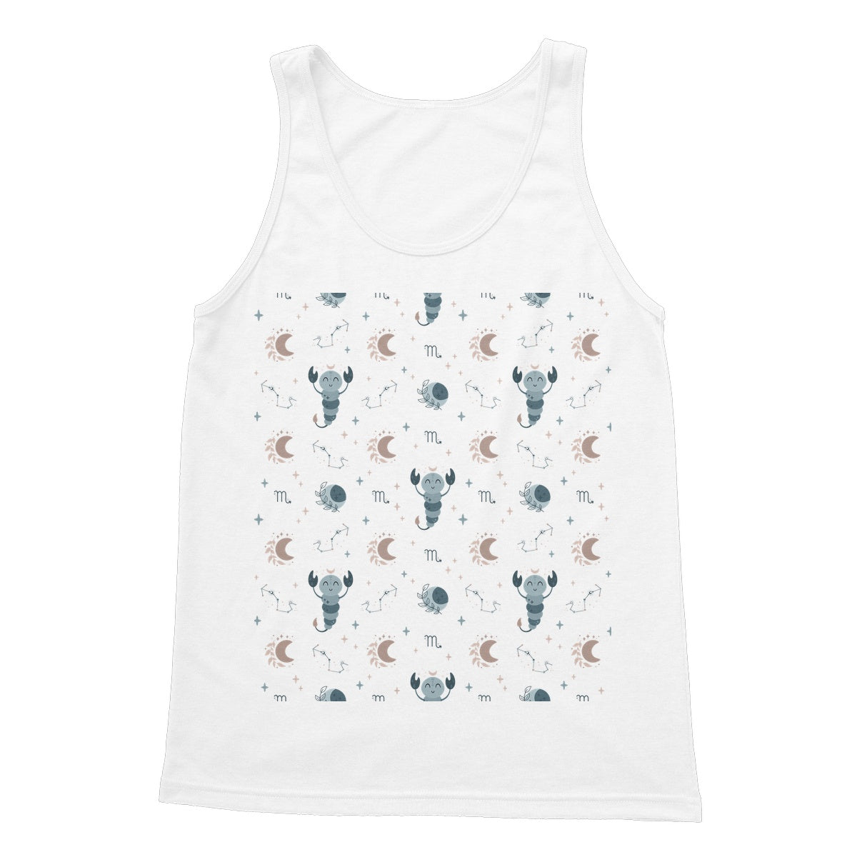 Scorpio Pattern Softstyle Tank Top