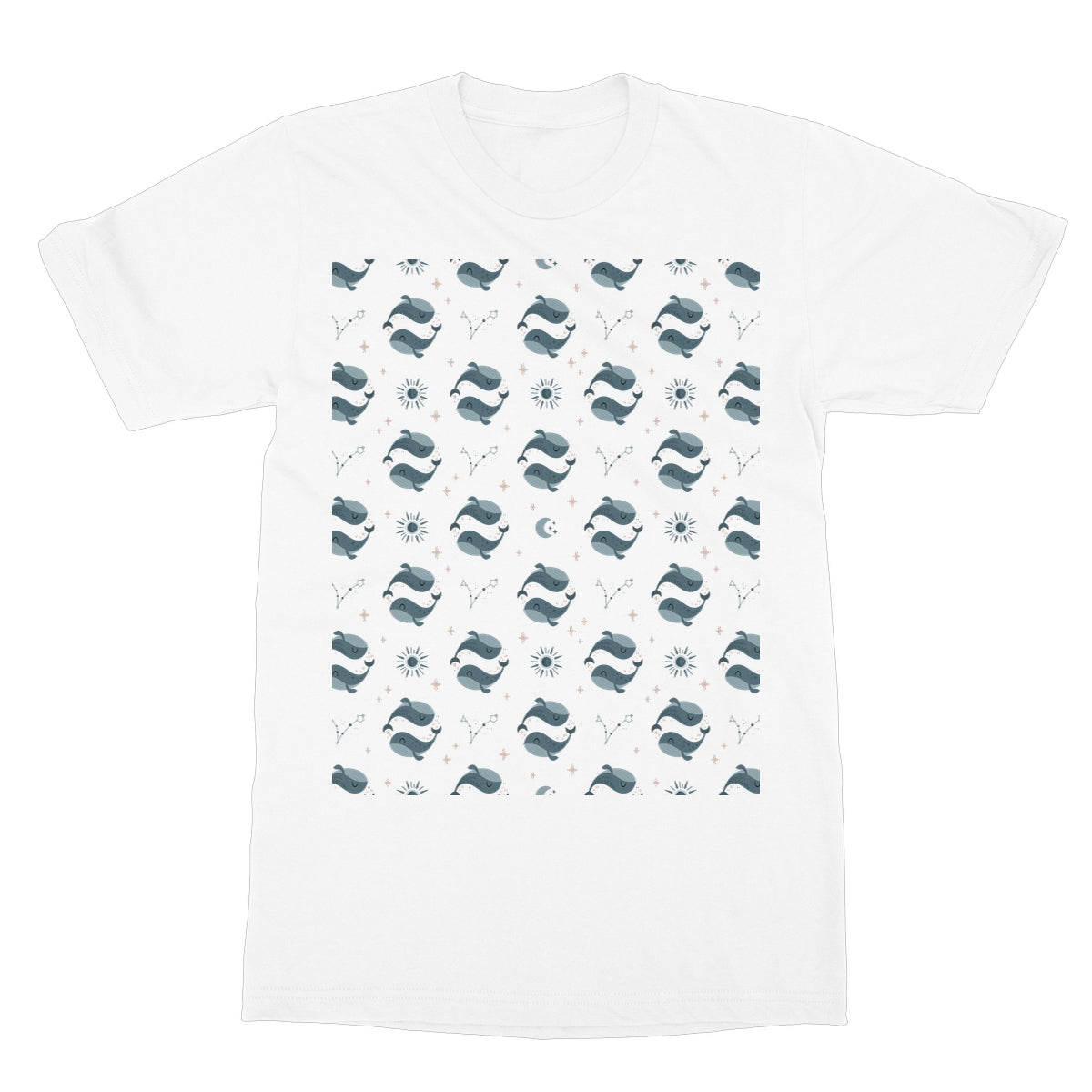 Pisces Pattern Softstyle T-Shirt