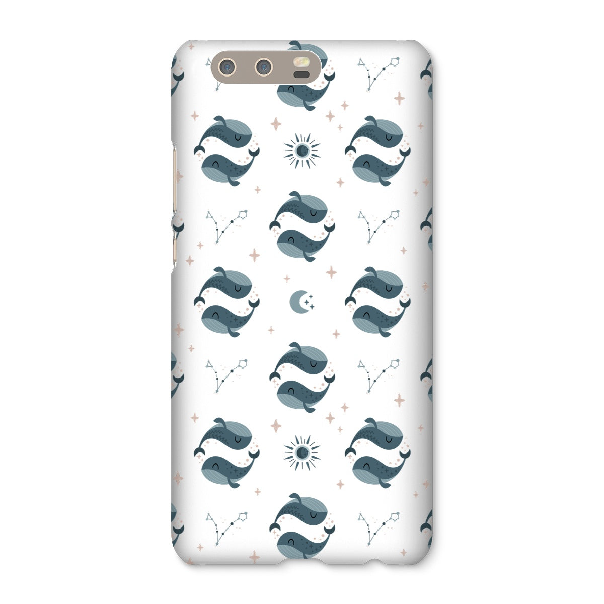 Pisces Pattern Snap Phone Case