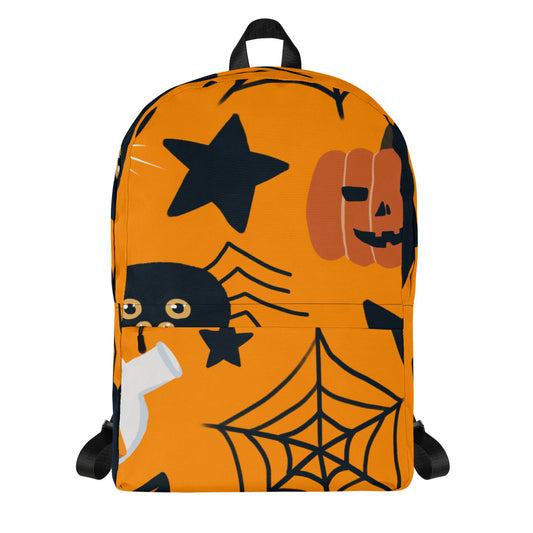 Pumpkins Spiders Potions Halloween Backpack