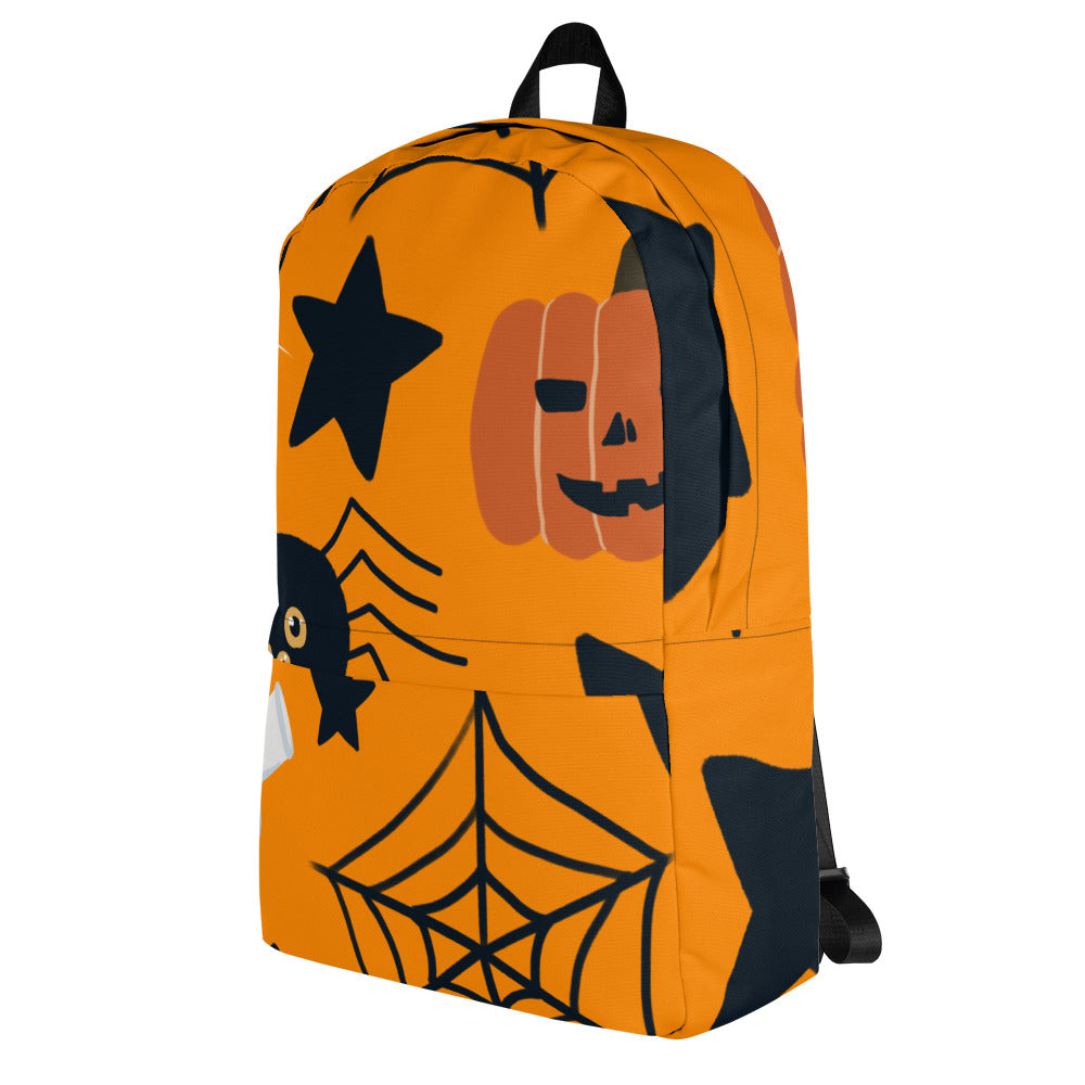 Pumpkins Spiders Potions Halloween Backpack