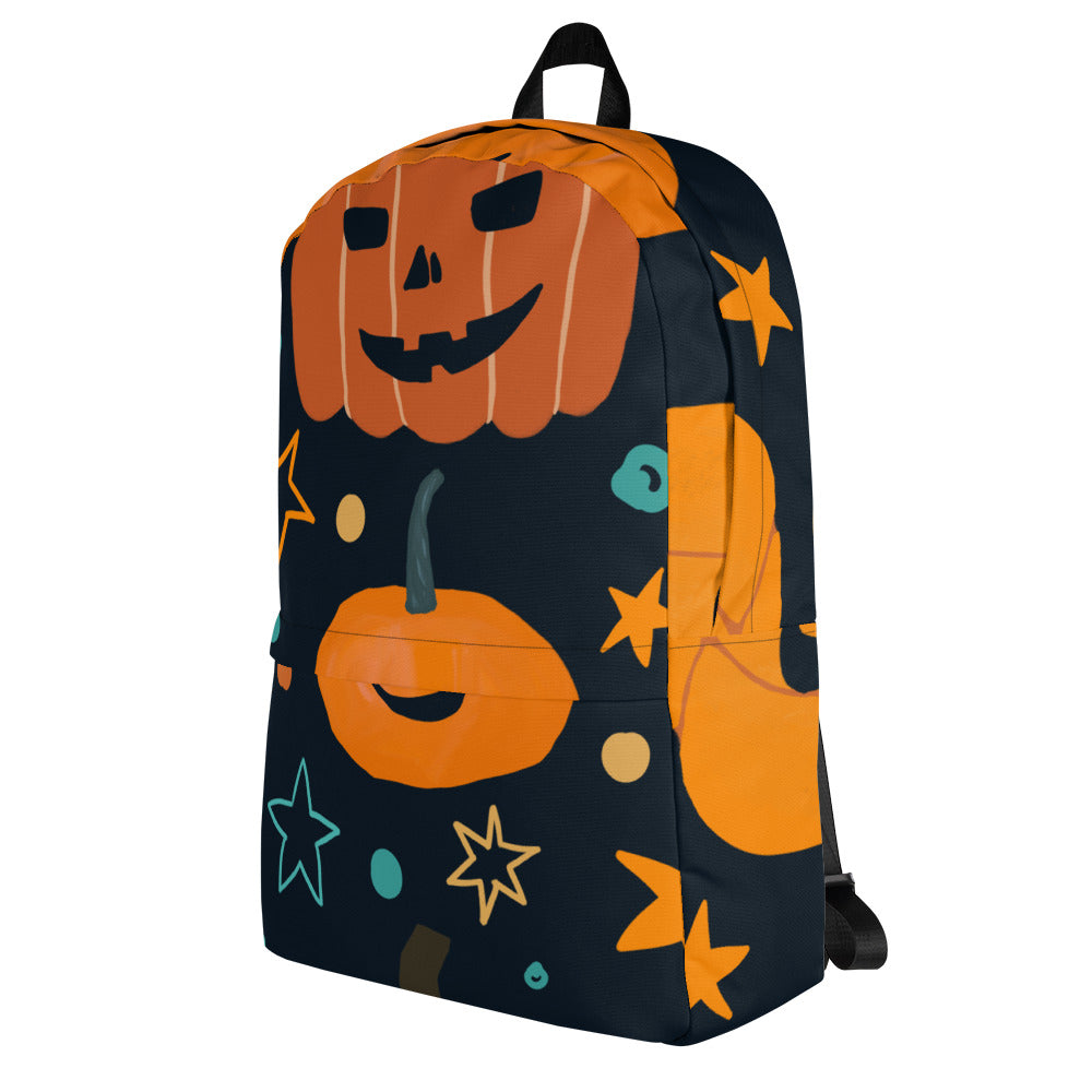 Pumpkins & Stars Halloween Backpack