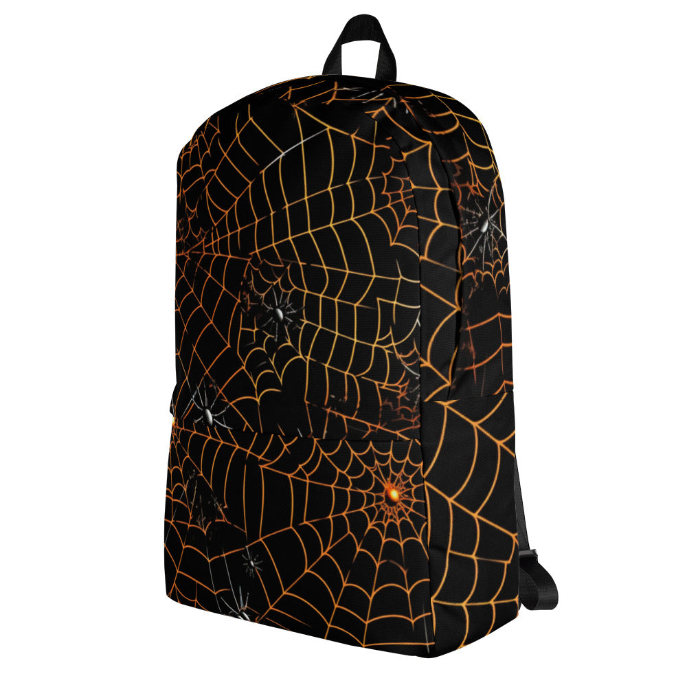 Spiders & Web Halloween Backpack