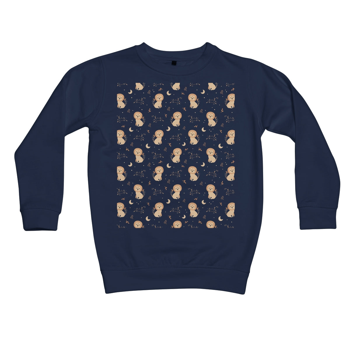 Leo Pattern Kids Sweatshirt