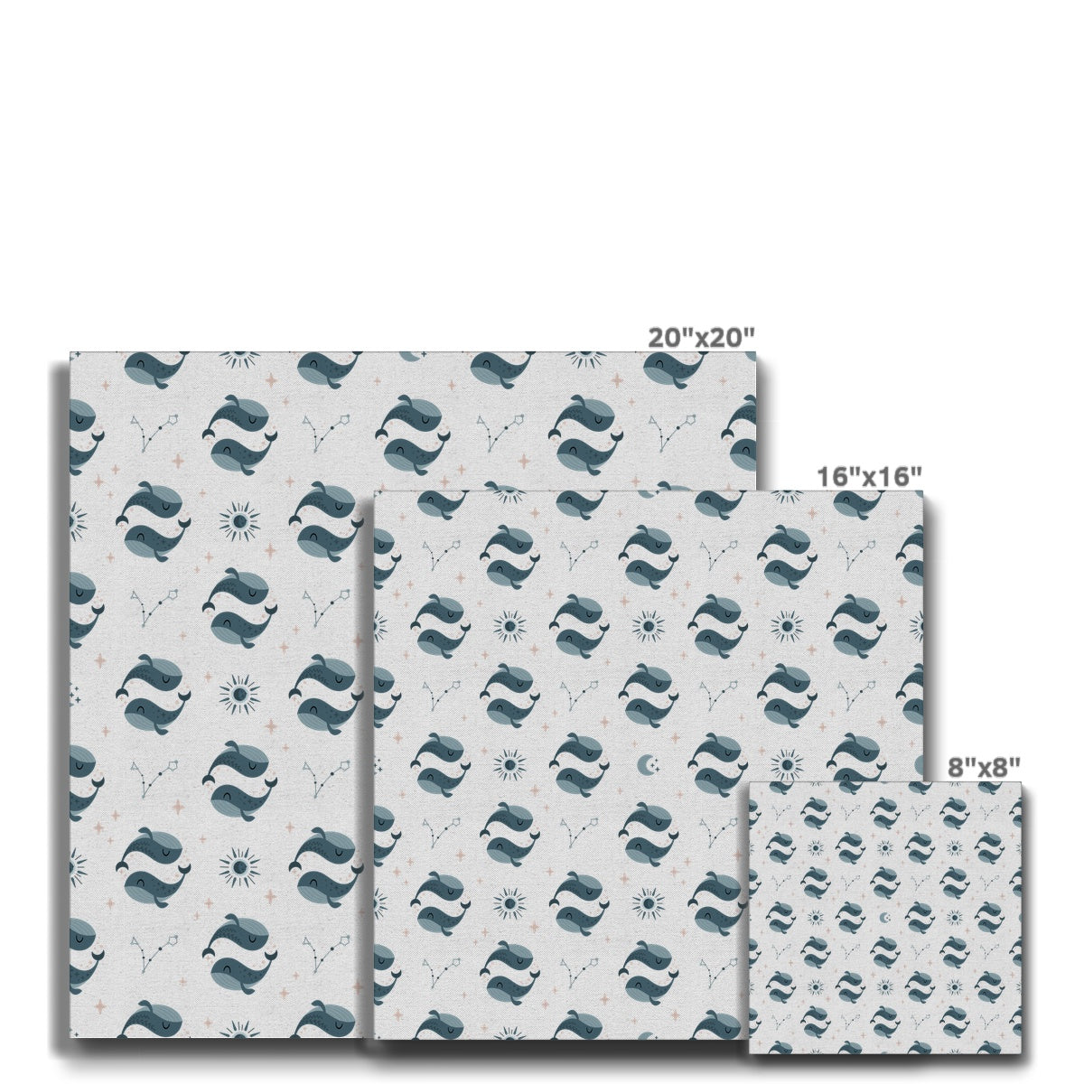 Pisces Pattern Eco Canvas