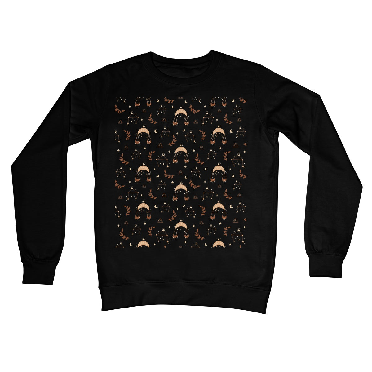 Libra Pattern Crew Neck Sweatshirt