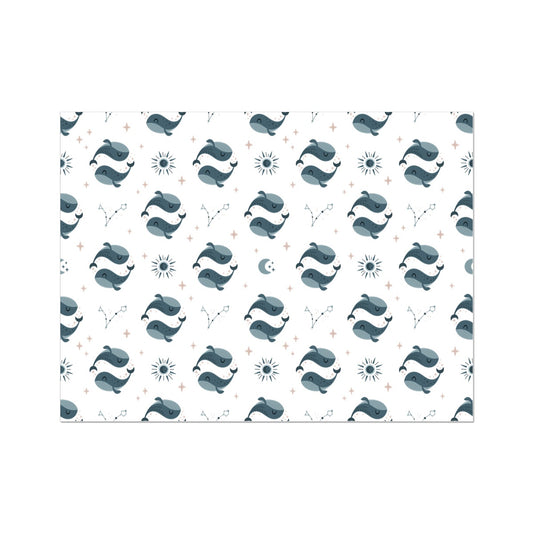 Pisces Pattern Wall Art Poster