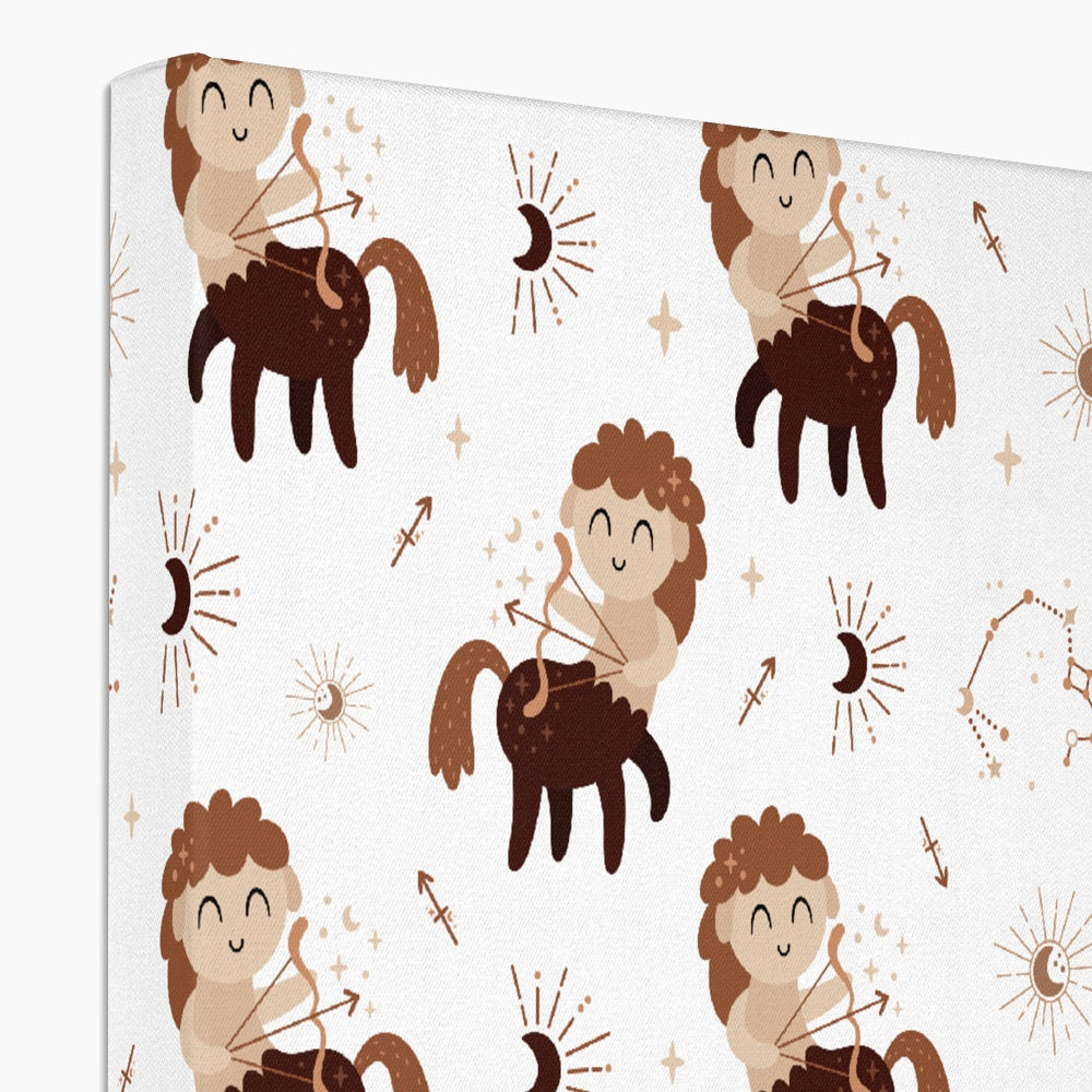 Sagittarius Pattern Canvas