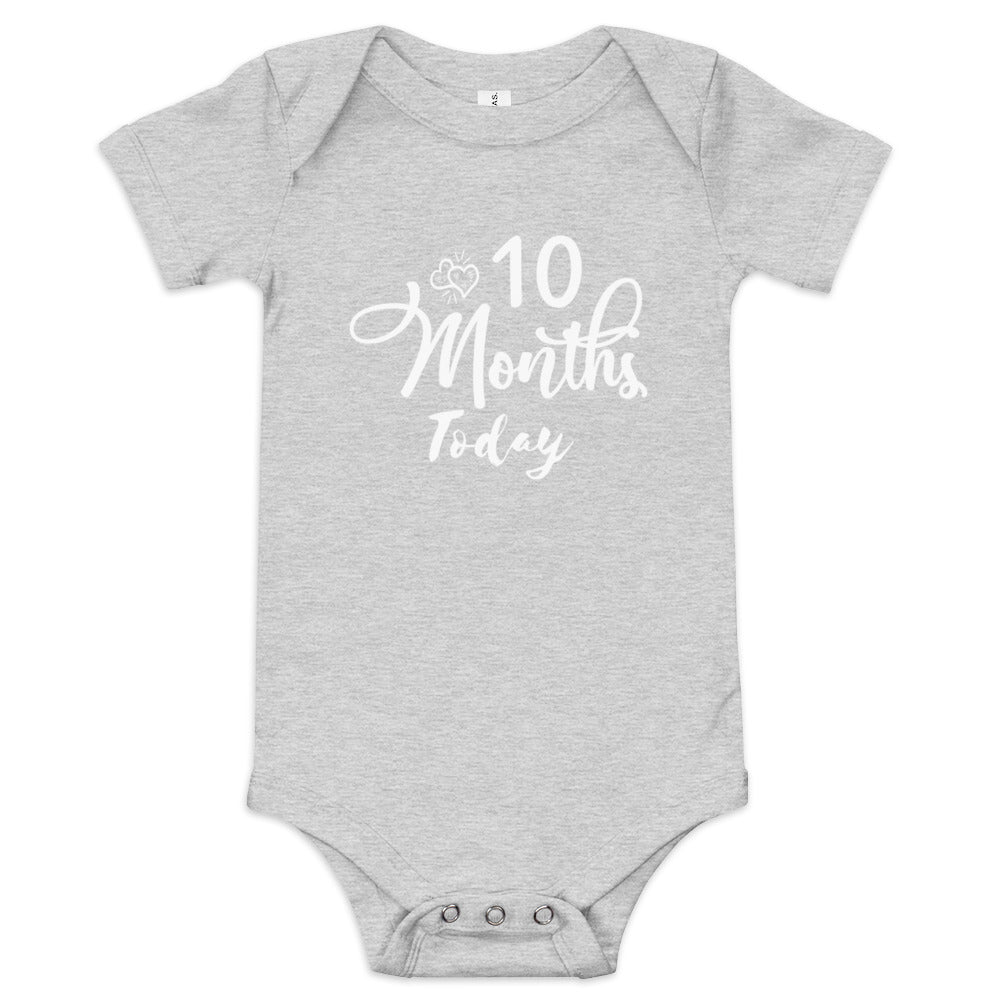 Ten Months Today Baby short sleeve one piece