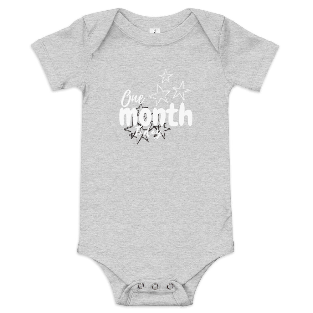 One Month Today Baby short sleeve one piece