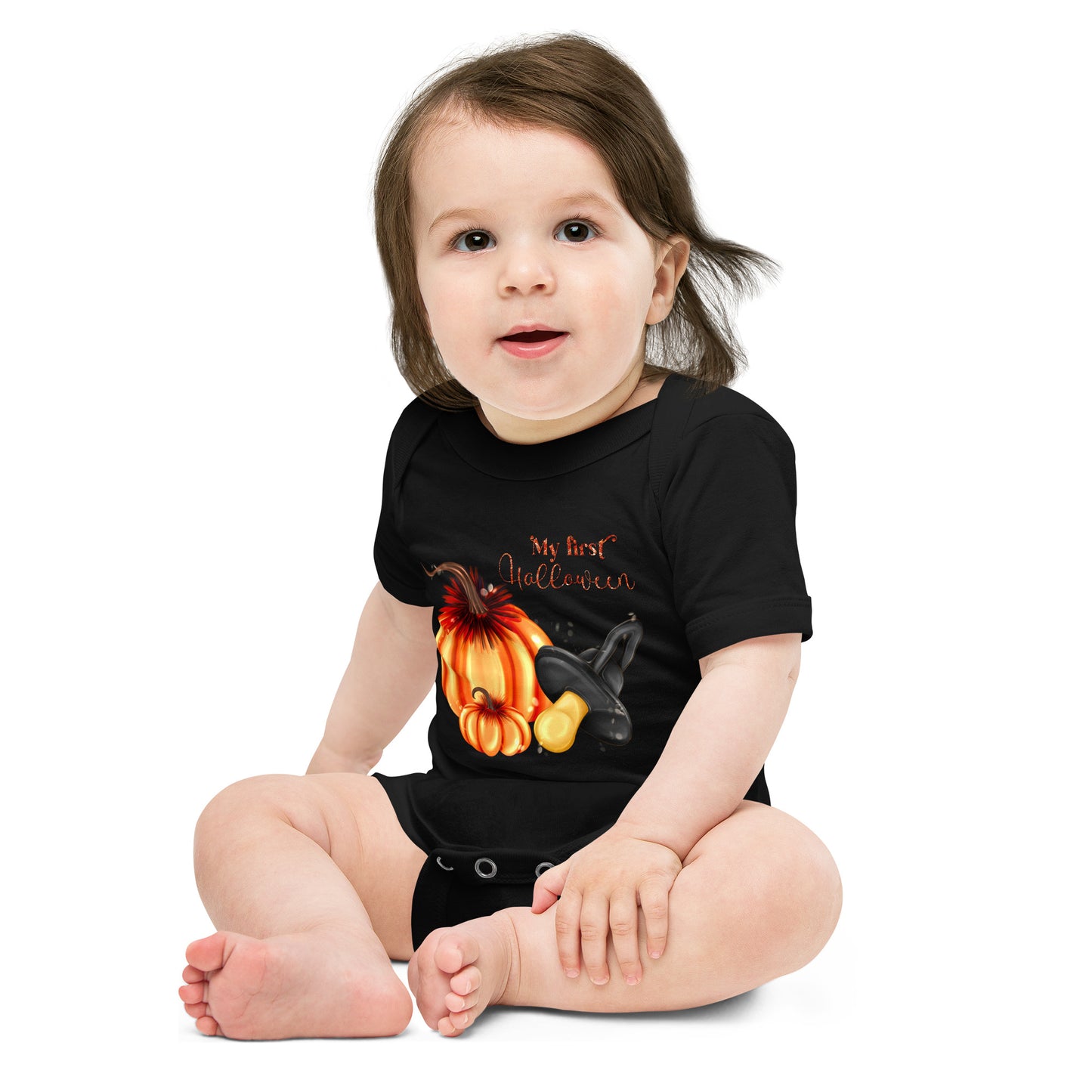 My First Halloween Baby short sleeve one piece